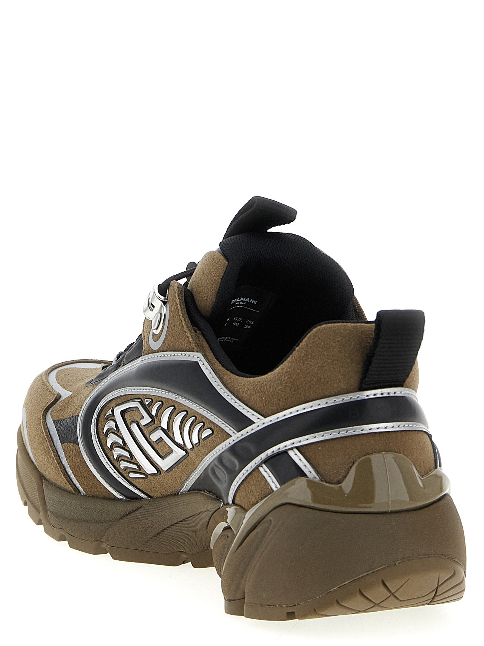Bicolor Polyethylene Athletic Sneakers