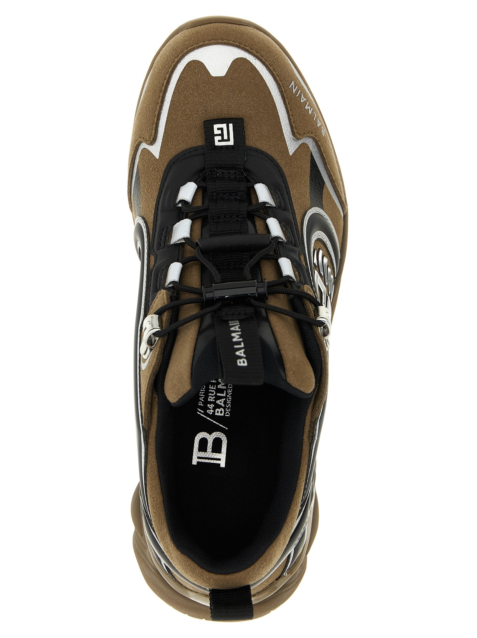 Bicolor Polyethylene Athletic Sneakers
