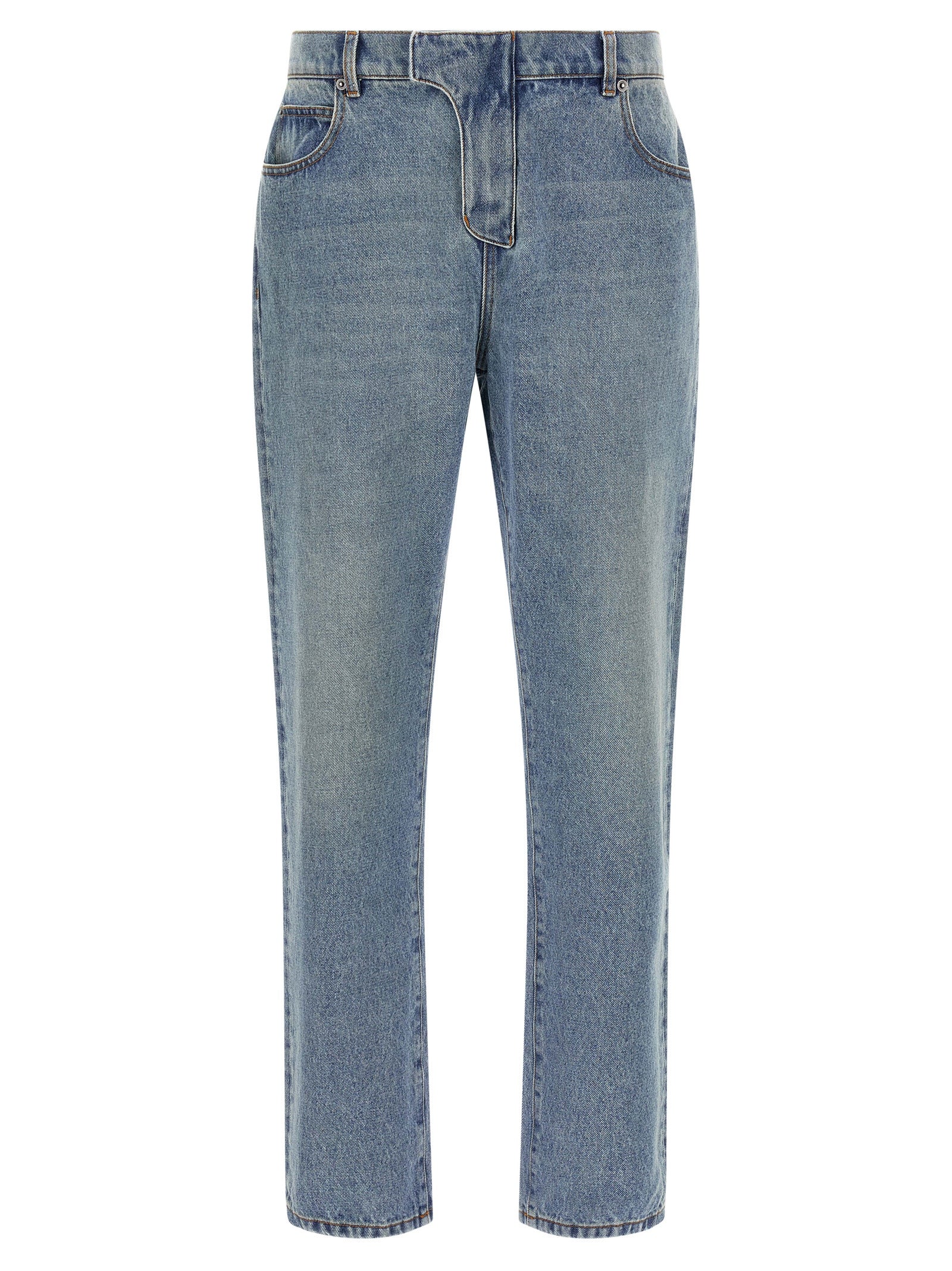 Blue Cotton Jeans Denim