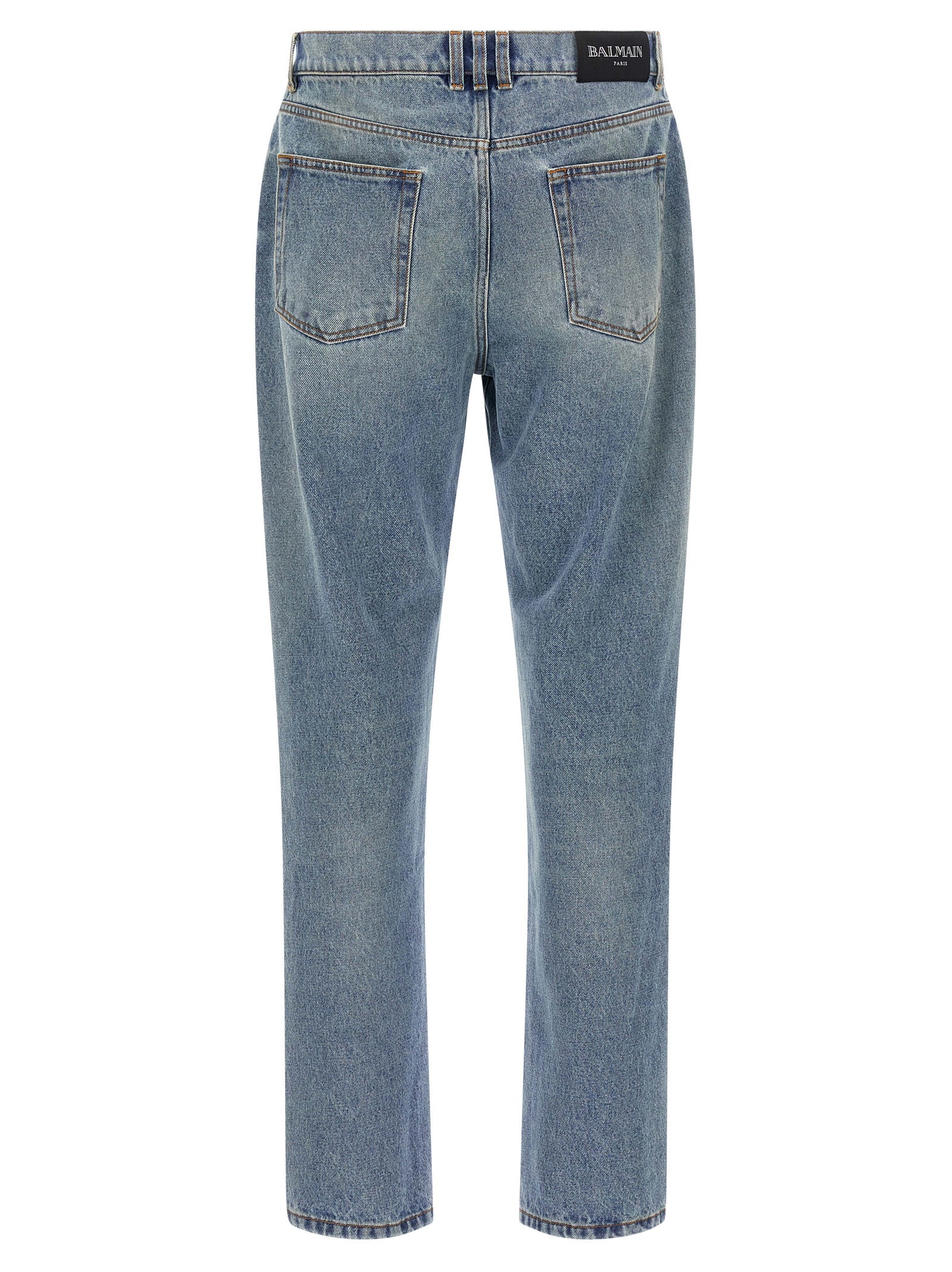 Blue Cotton Jeans Denim