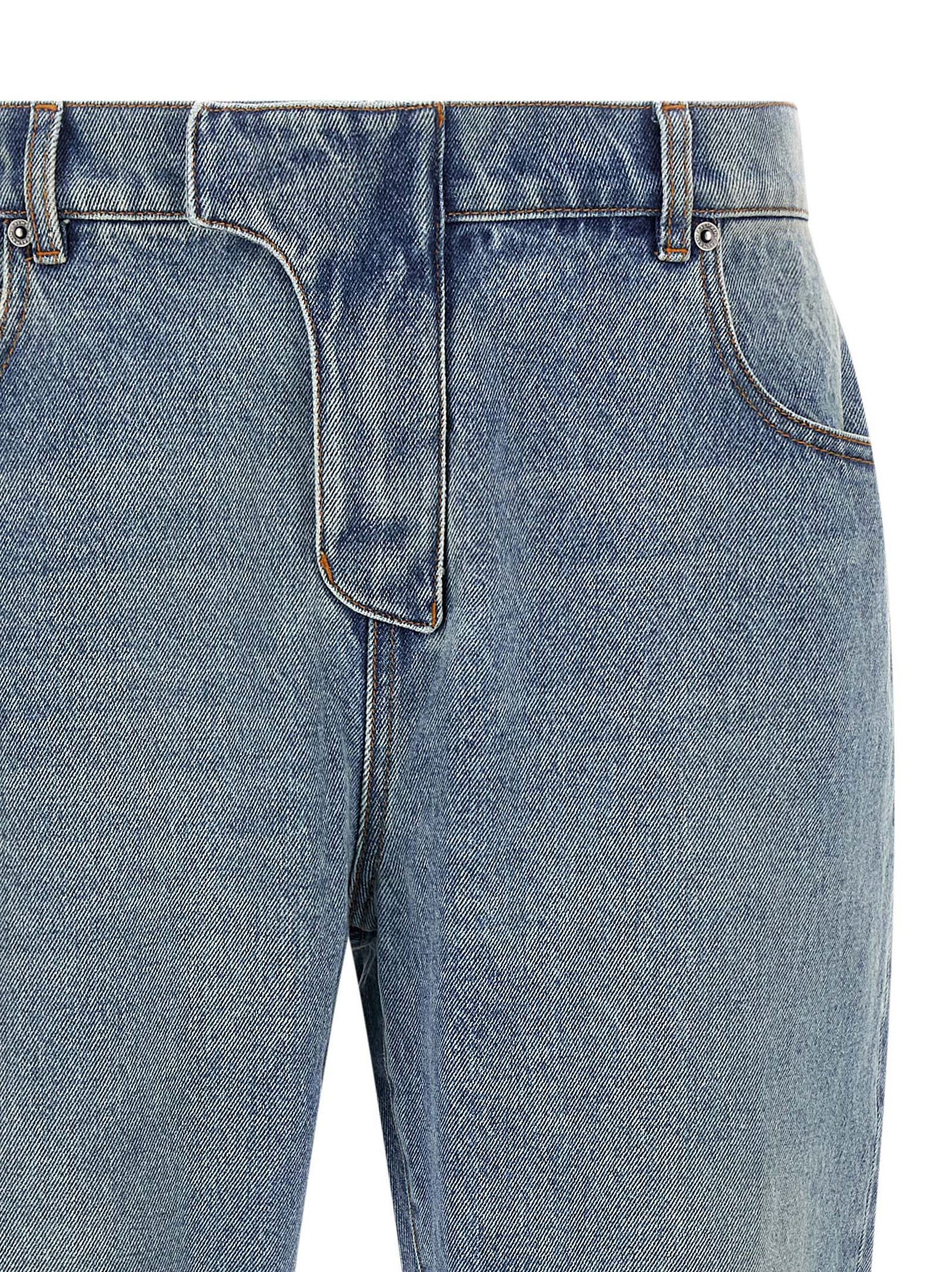 Blue Cotton Jeans Denim