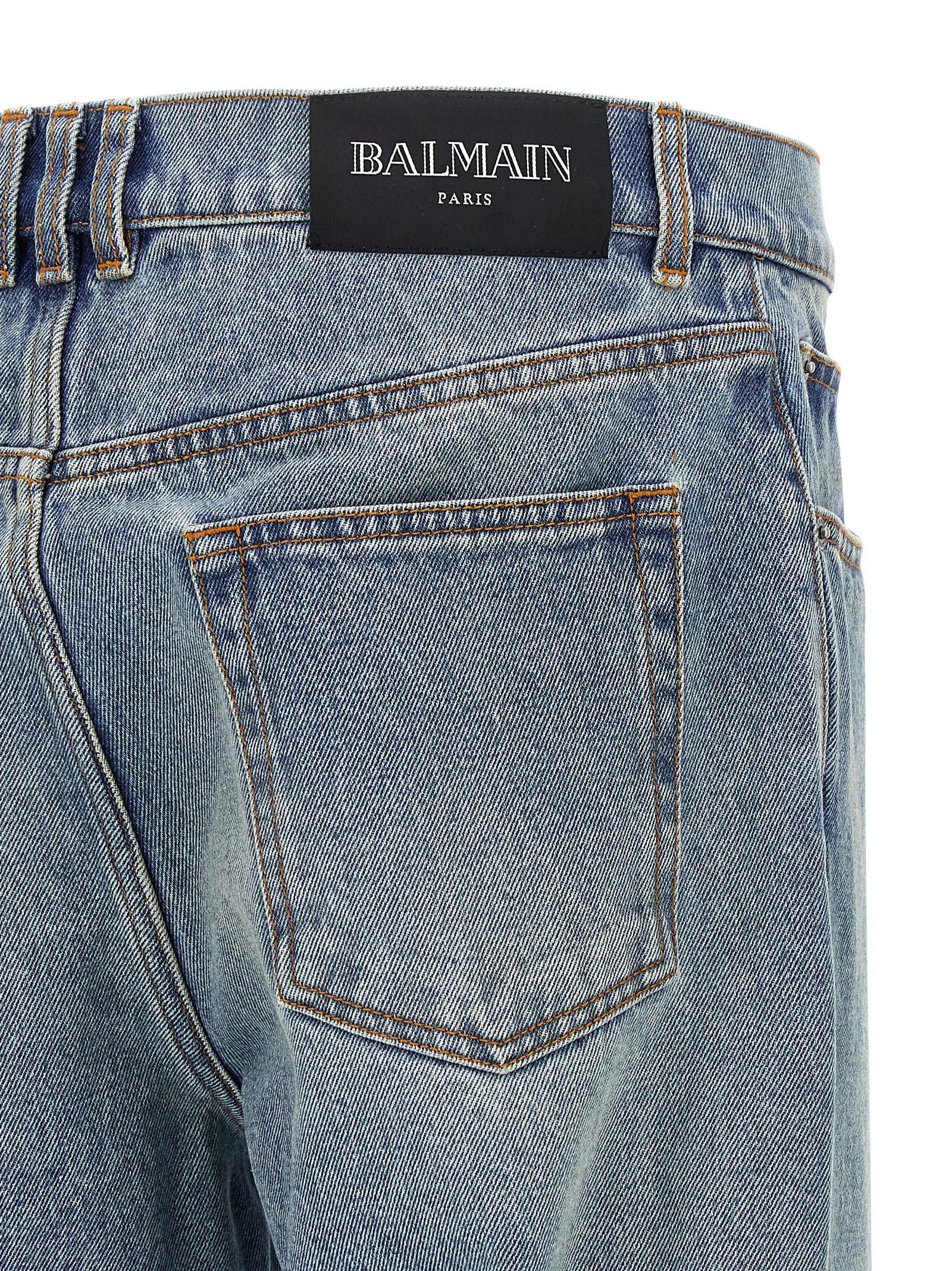 Blue Cotton Jeans Denim