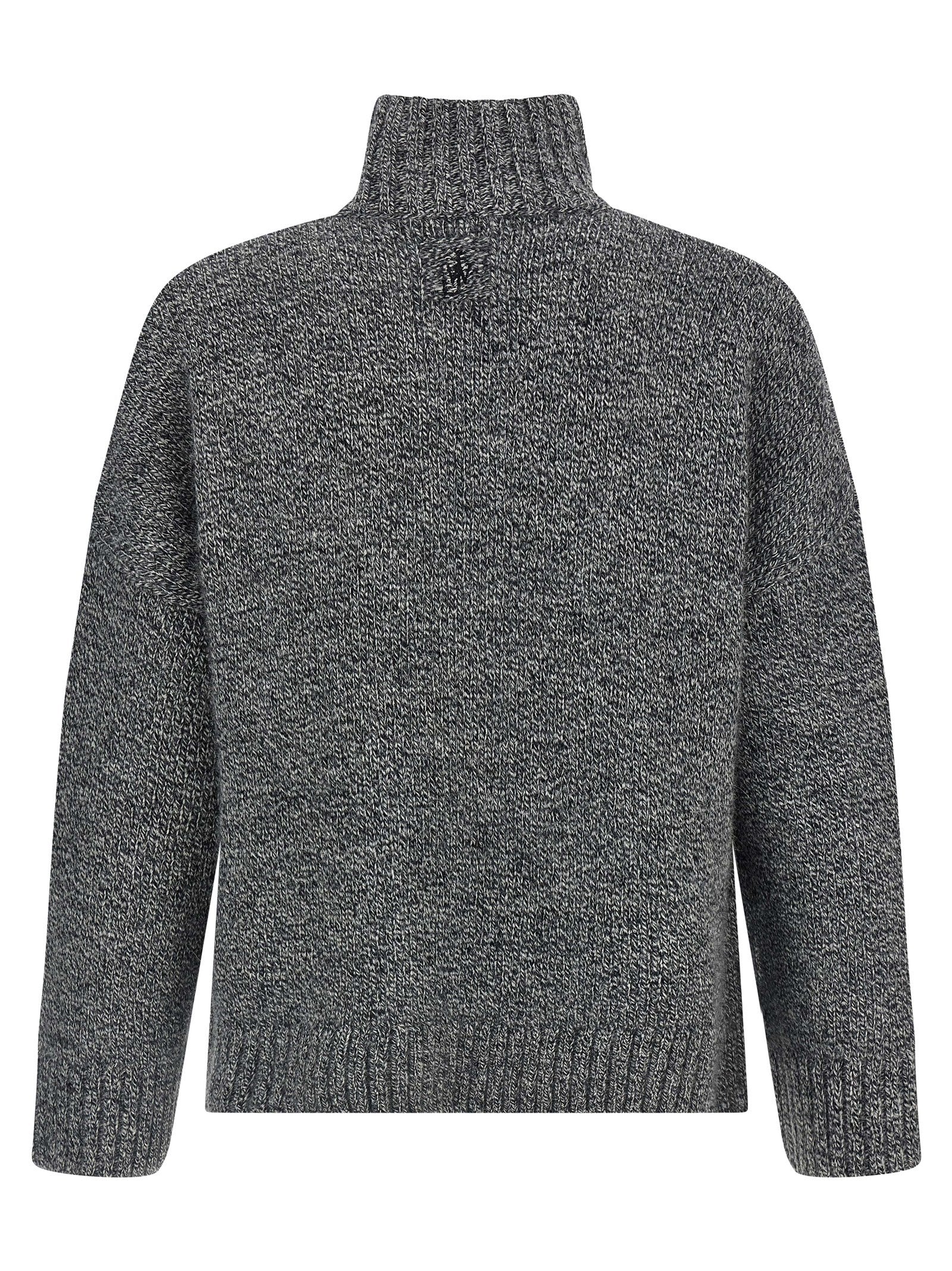 Gray Wool Cardigan