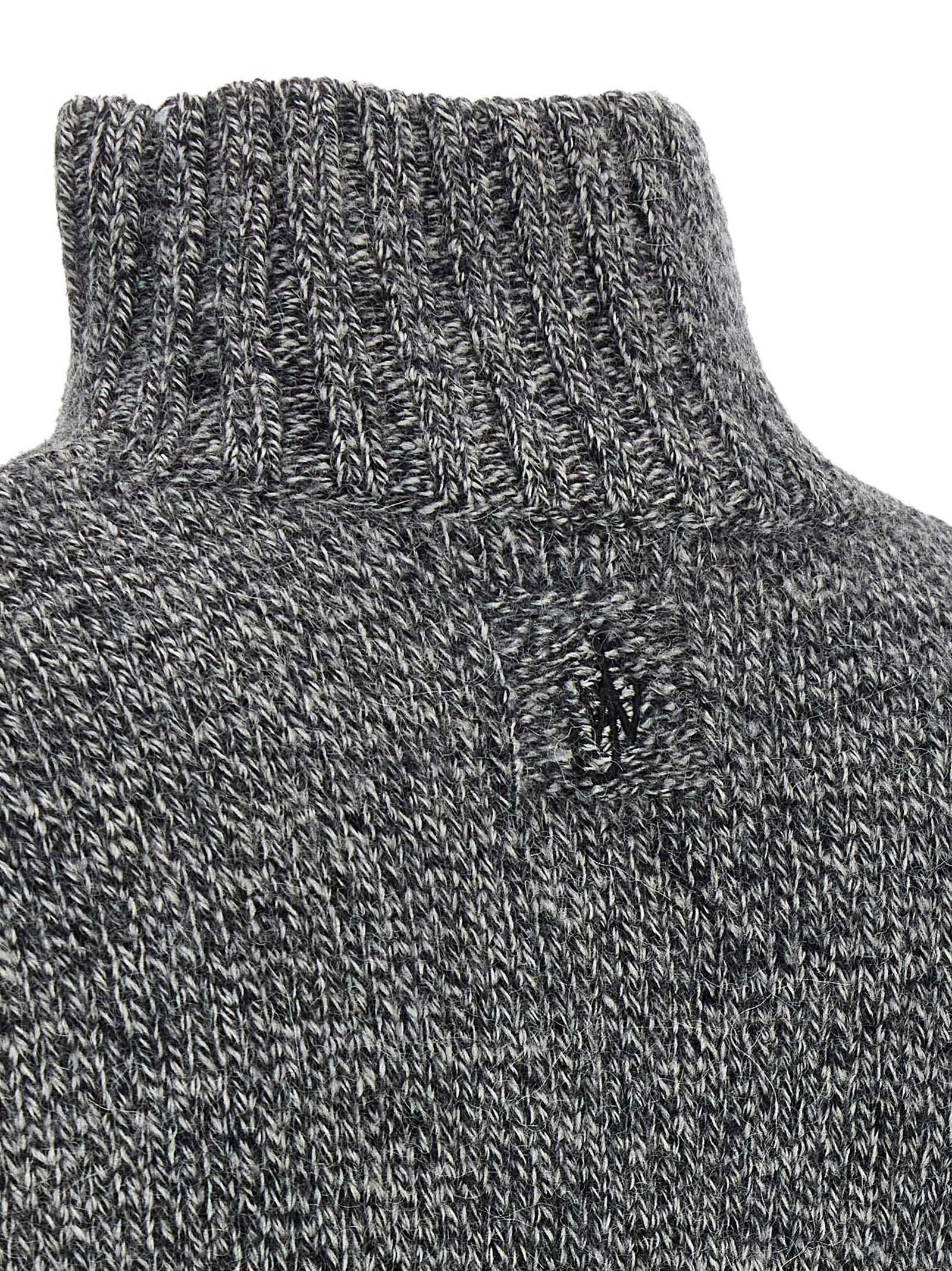 Gray Wool Cardigan