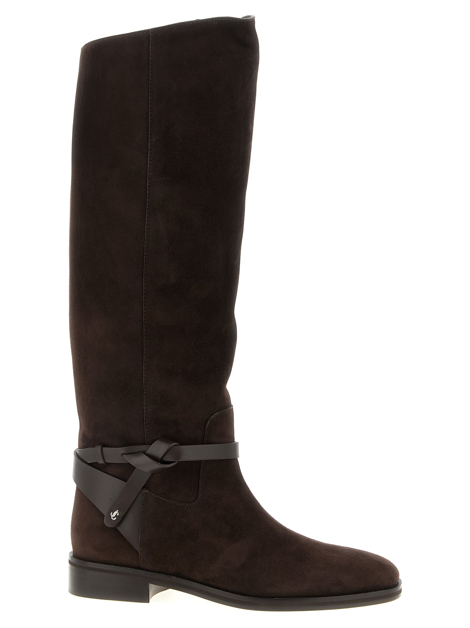 Brown Leather Over The Knee