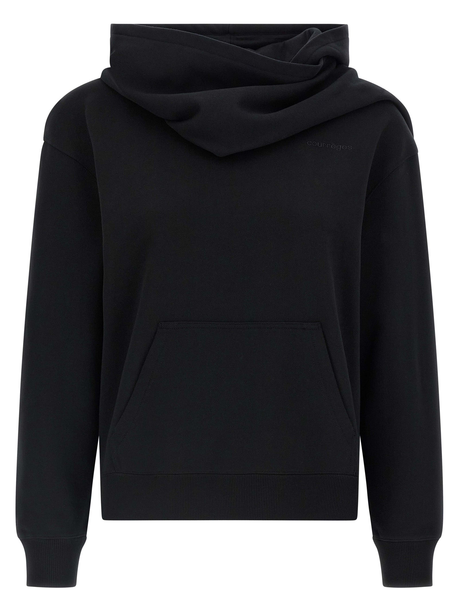 Black Cotton Sweatshirt