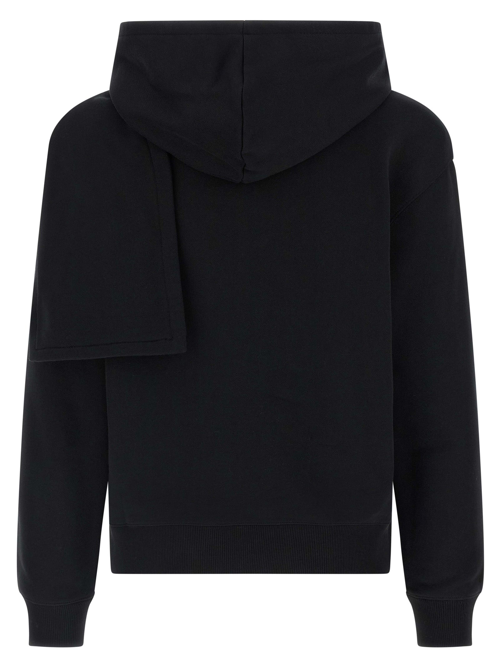 Black Cotton Sweatshirt