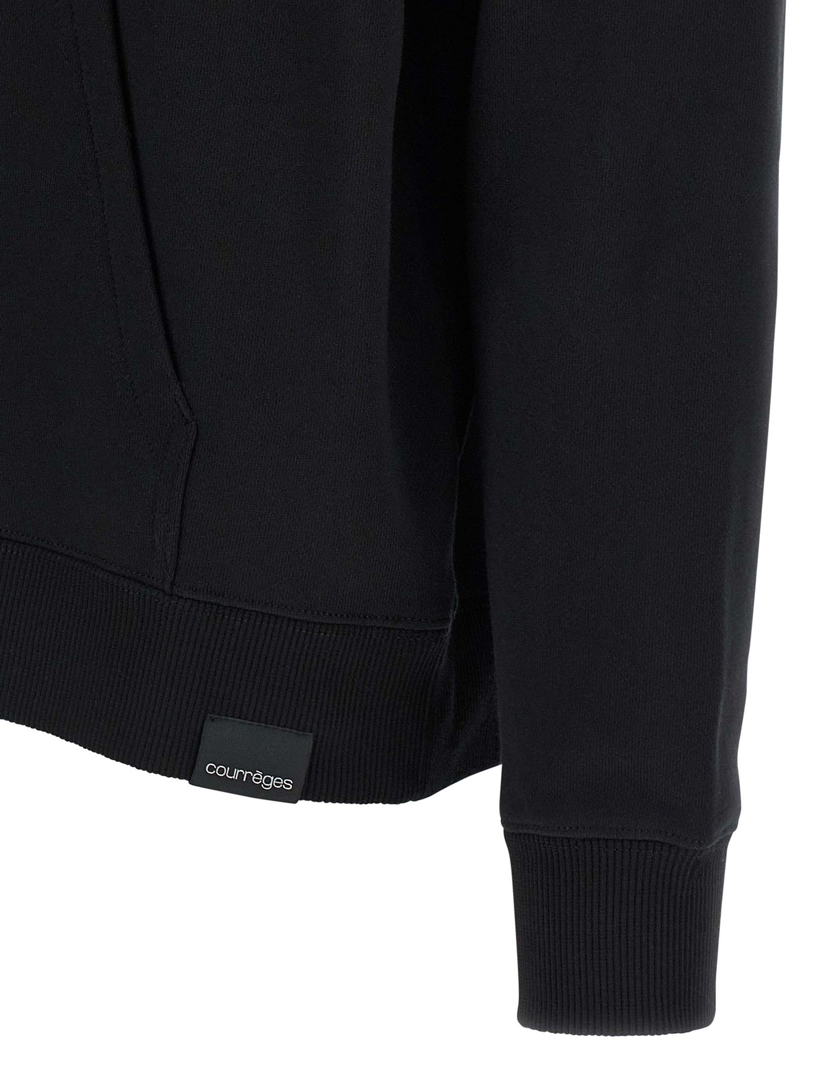 Black Cotton Sweatshirt