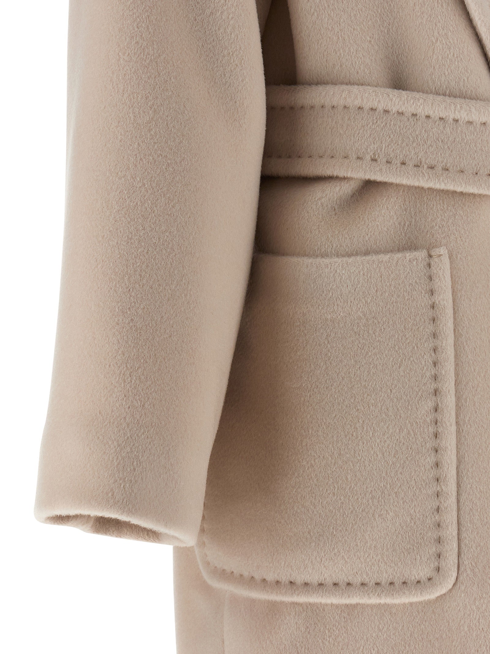 Beige Wool Coat
