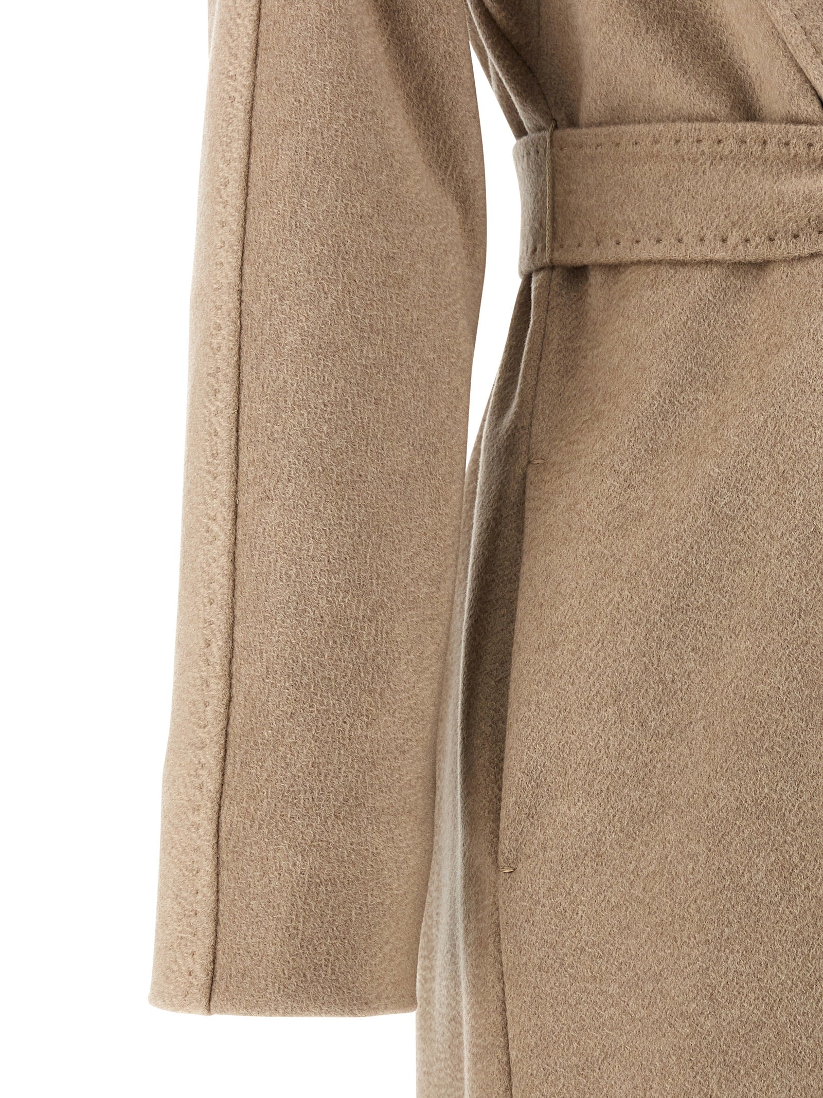 Beige Cashmere Coat