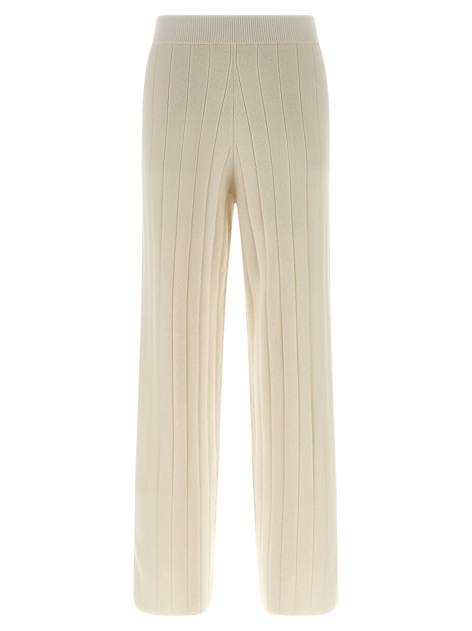 White Cashmere Joggers (Workout Pants)