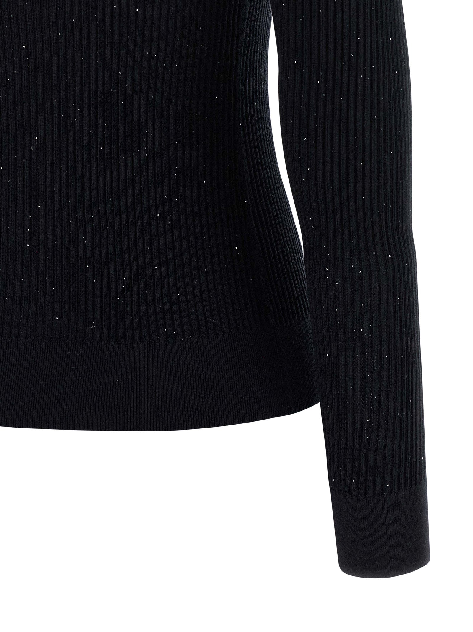 Black Silk Cardigan