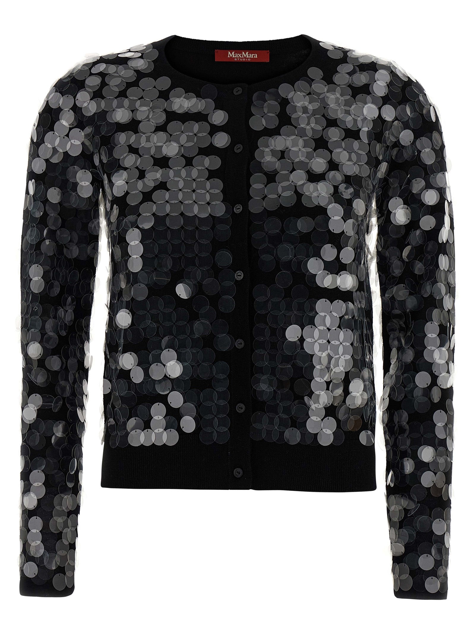 Black Virgin Wool Cardigan