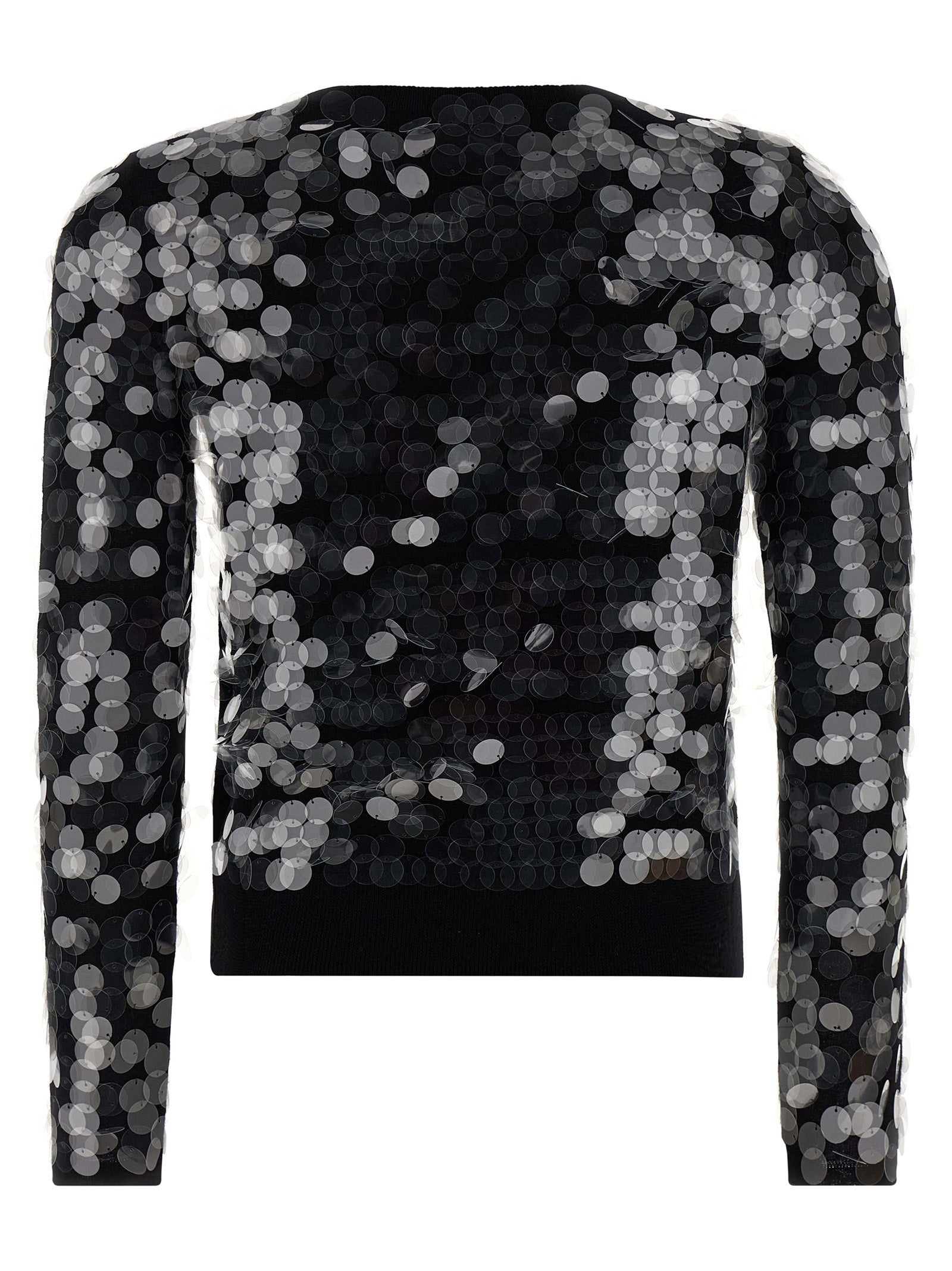 Black Virgin Wool Cardigan
