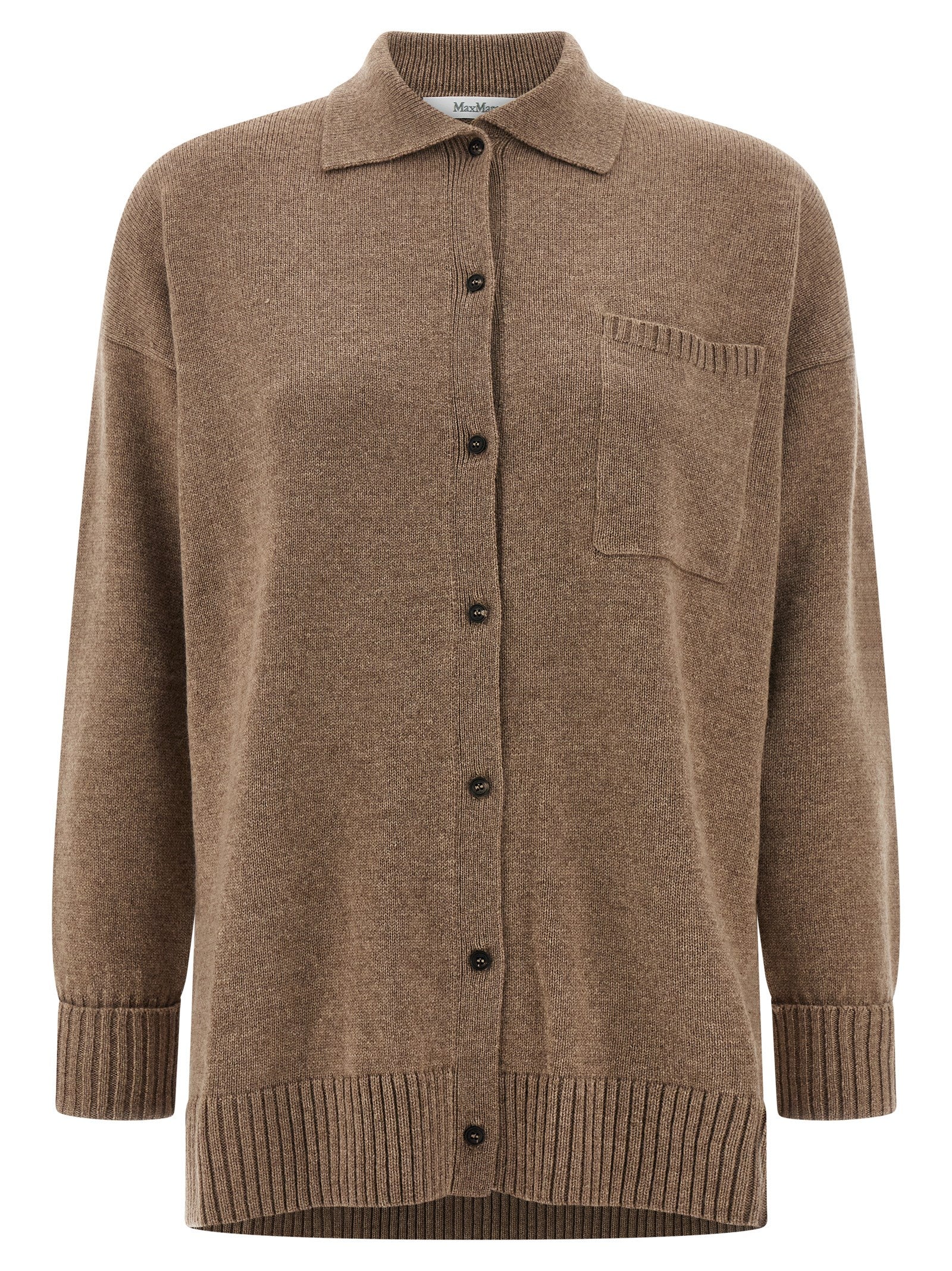 Brown Cashmere Cardigan