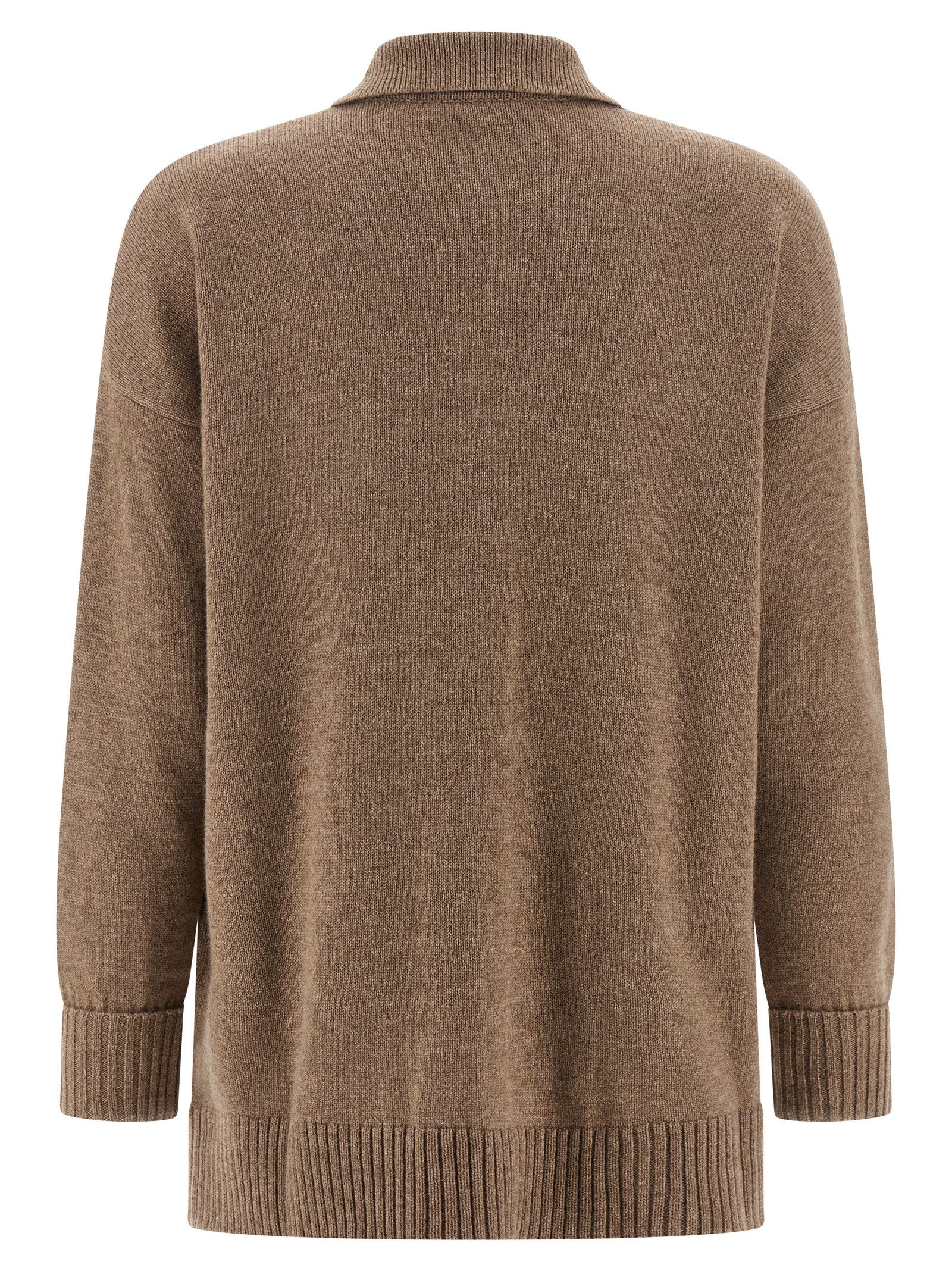 Brown Cashmere Cardigan