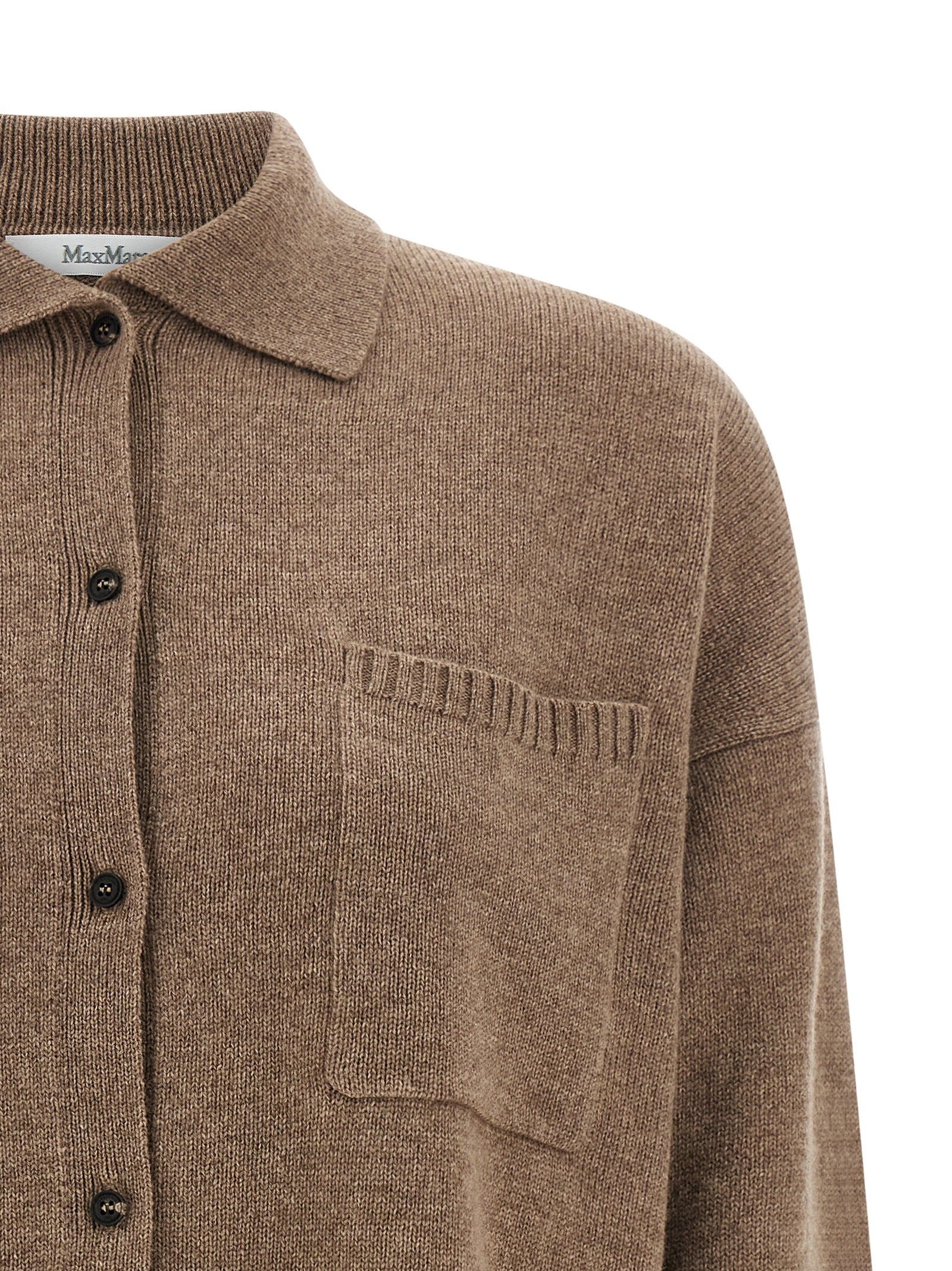 Brown Cashmere Cardigan