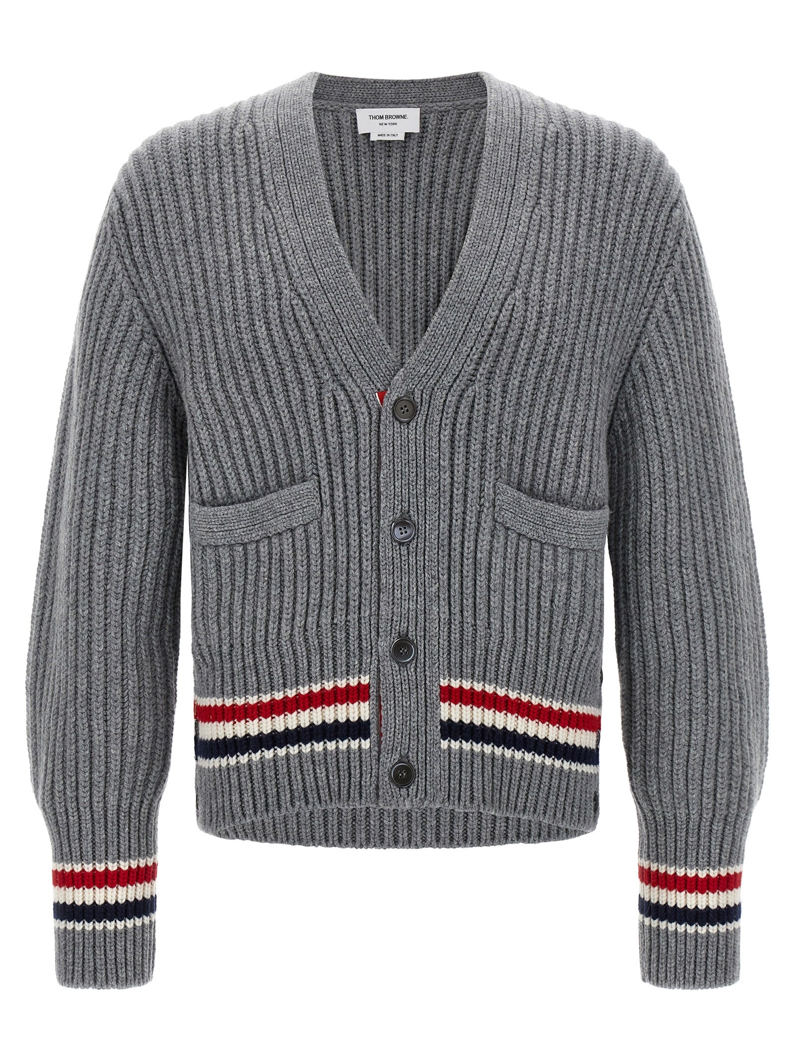 Gray Cashmere Cardigan