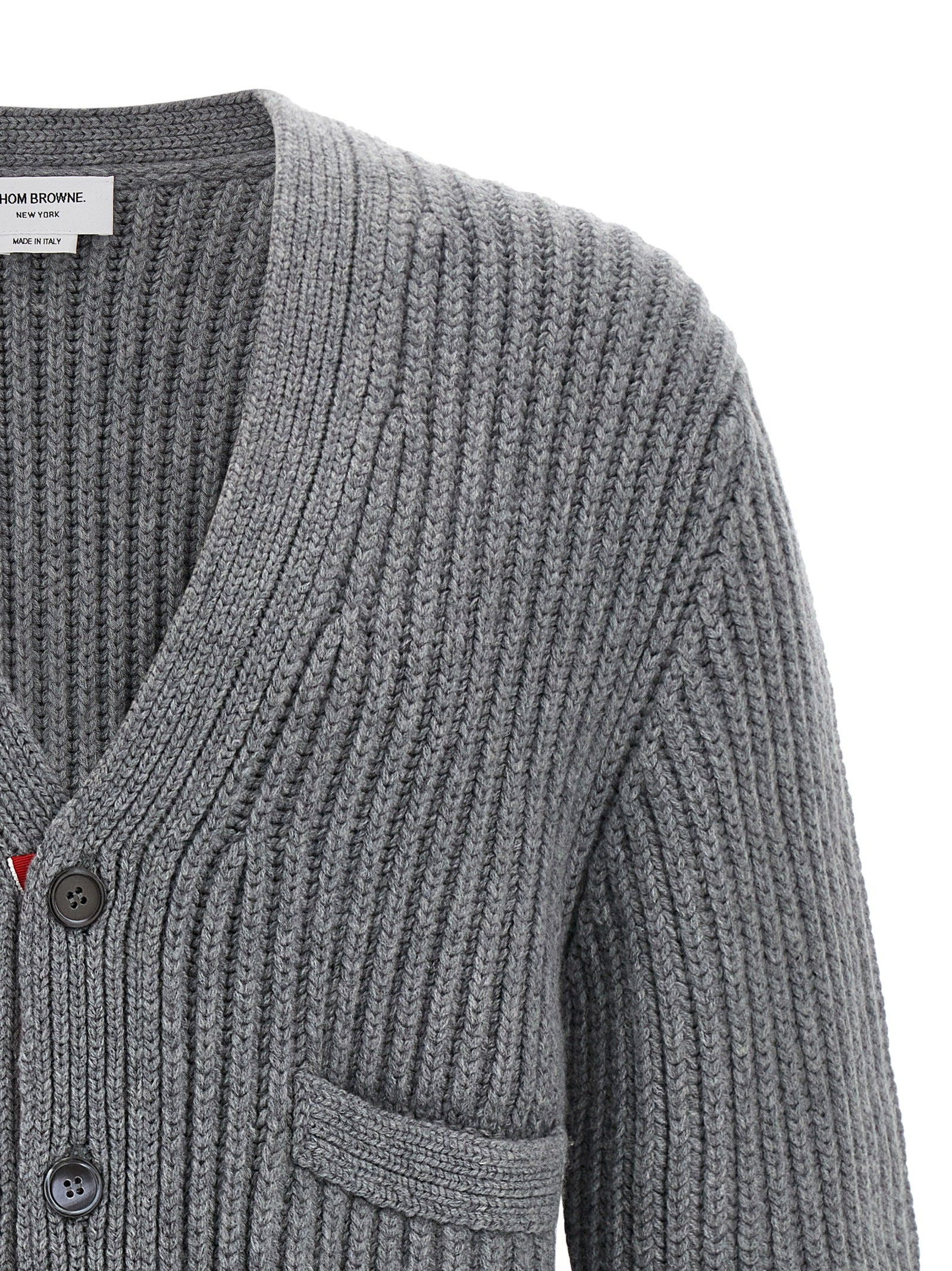 Gray Cashmere Cardigan
