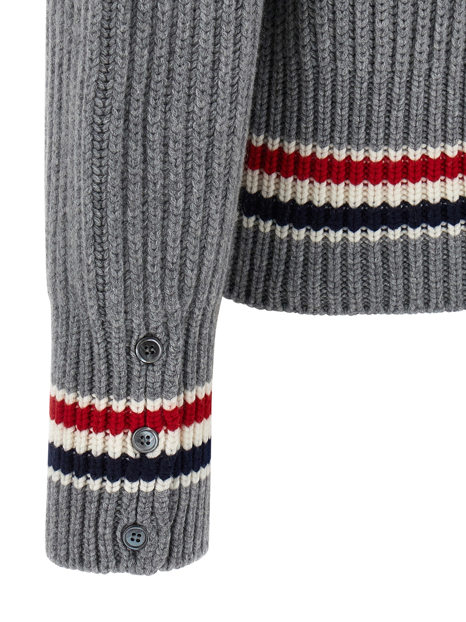 Gray Cashmere Cardigan