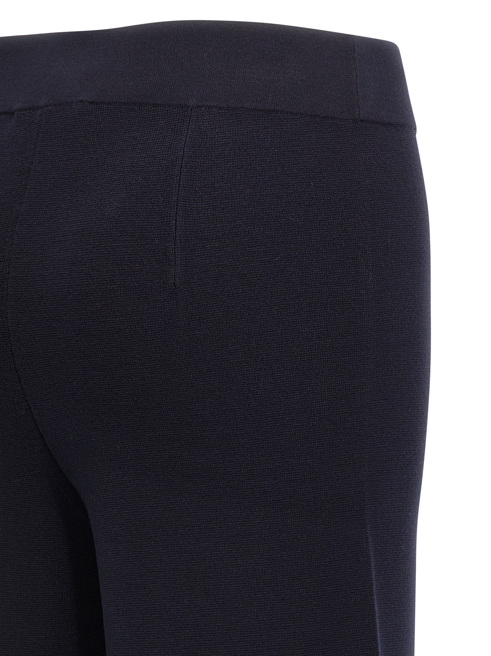 Blue Viscose Casual Pants