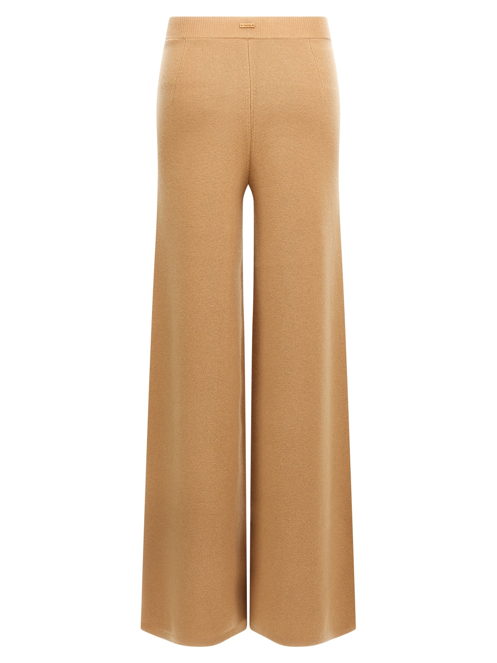 Brown Wool Casual Pants