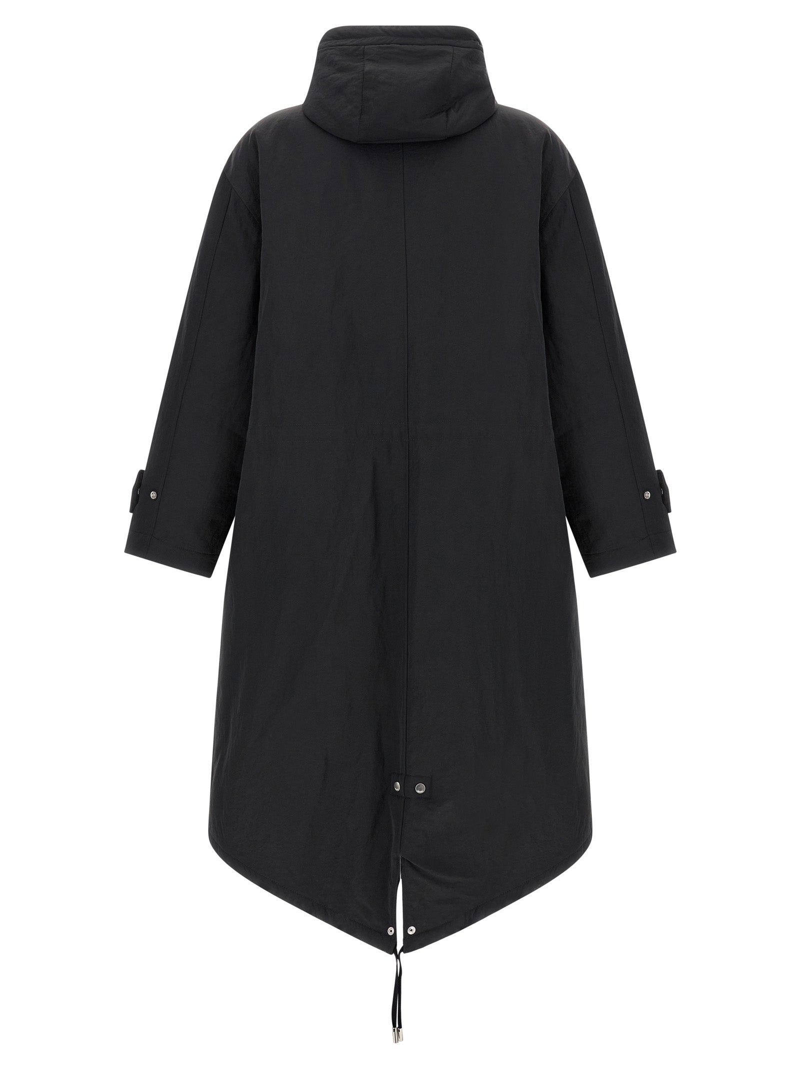 Gray Polyamide Parka