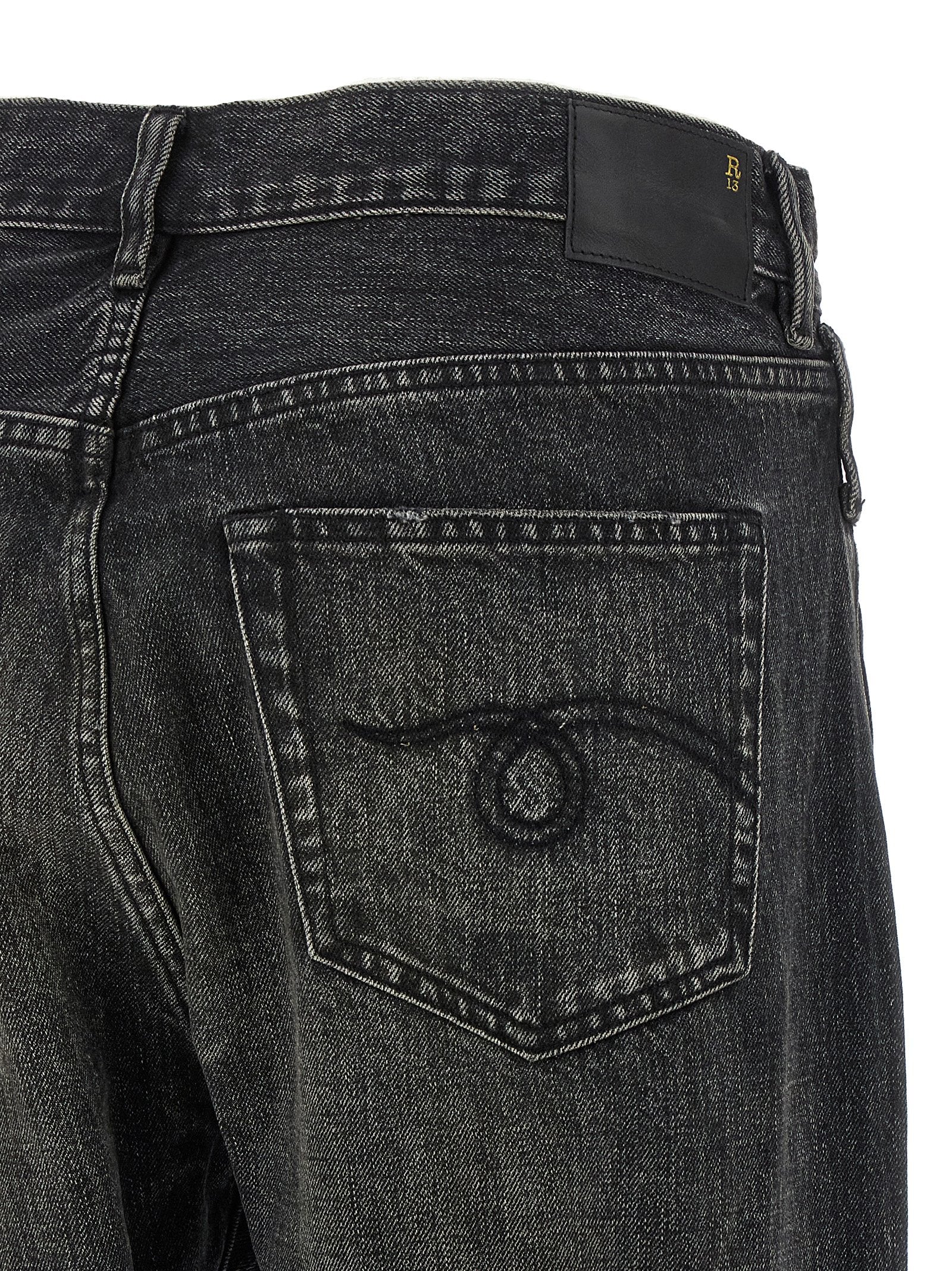 Black Cotton Jeans Denim