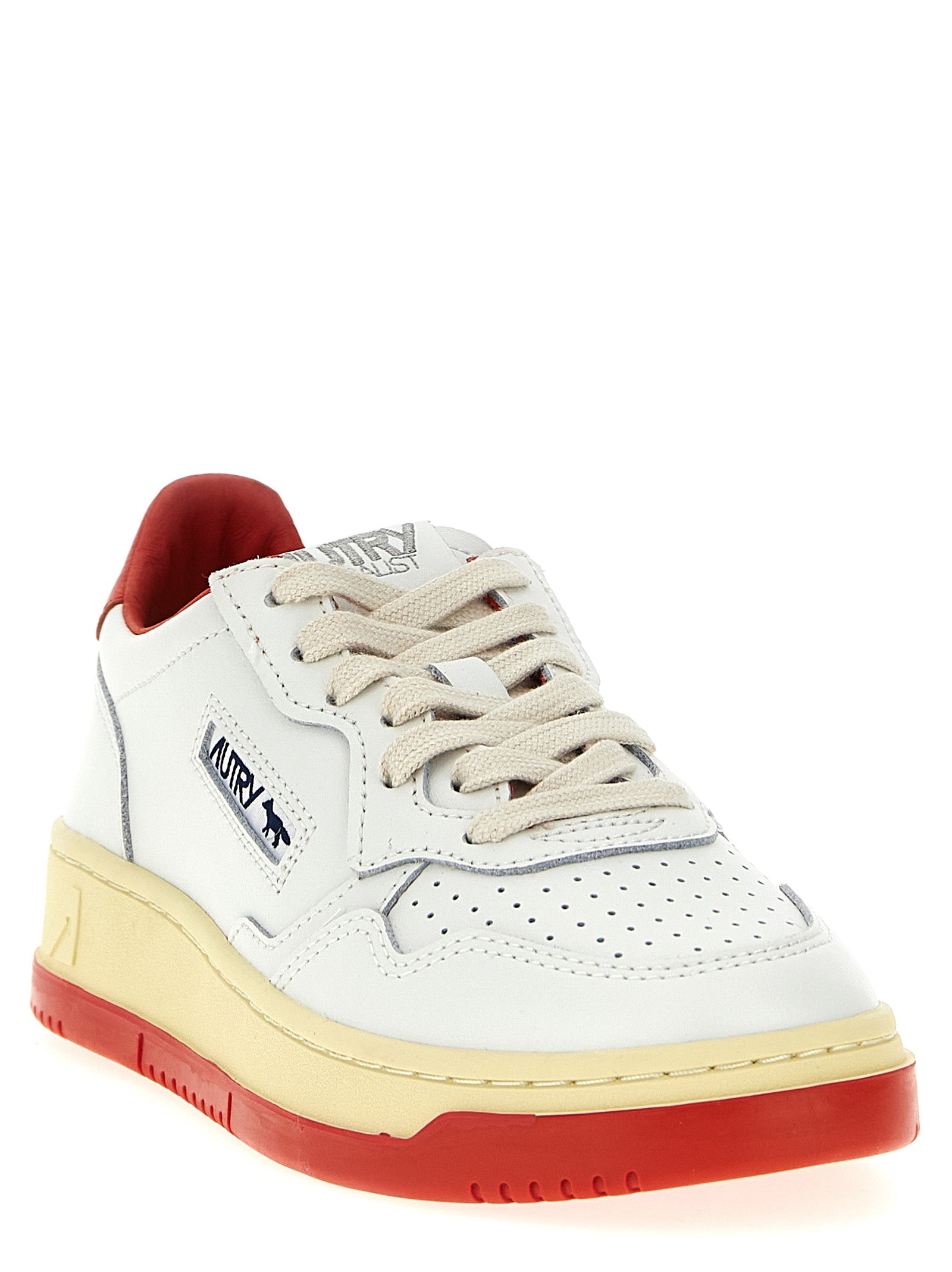 Multicolor Goatskin Low Top Sneakers