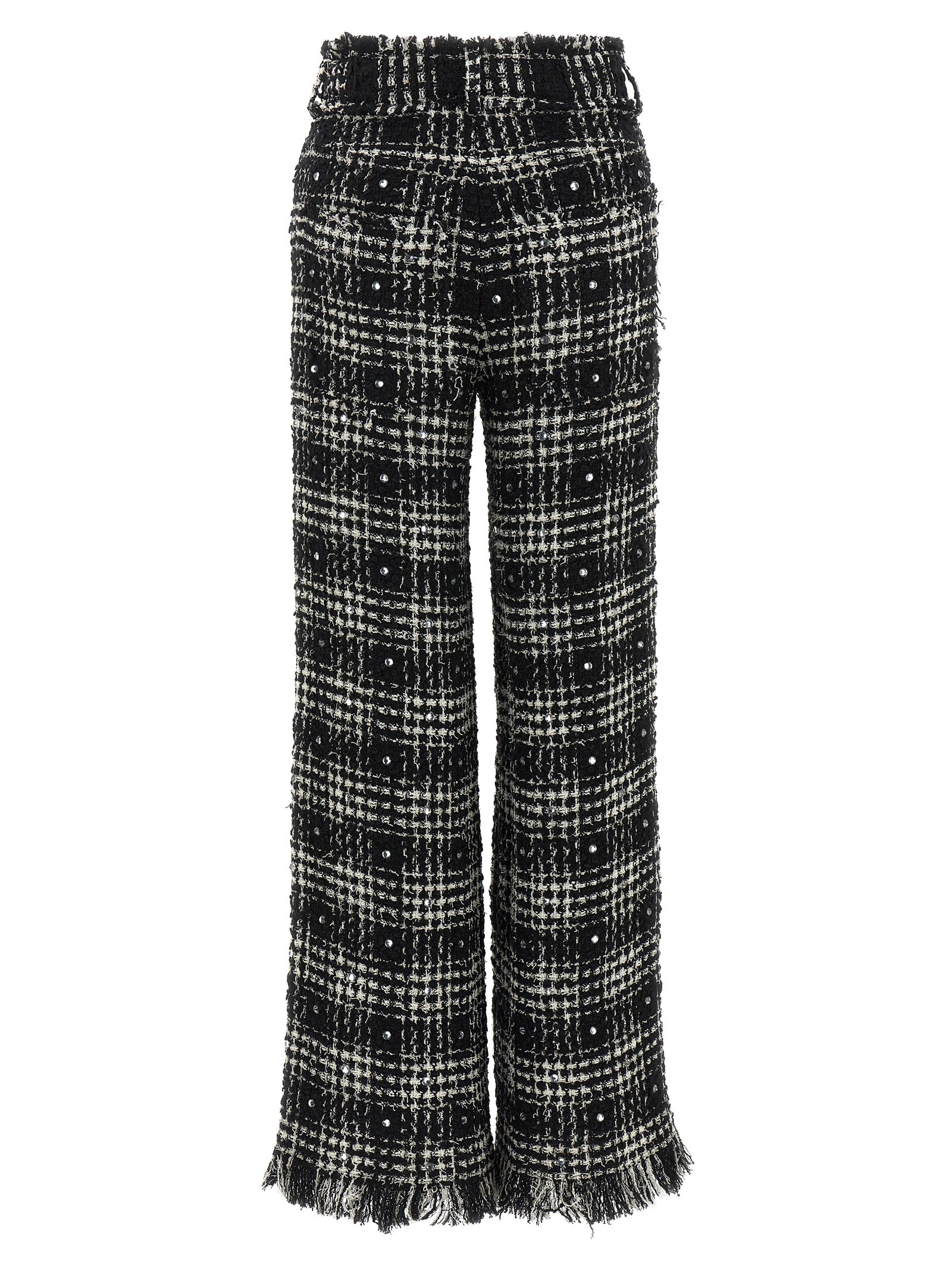 Bicolor Cotton Casual Pants
