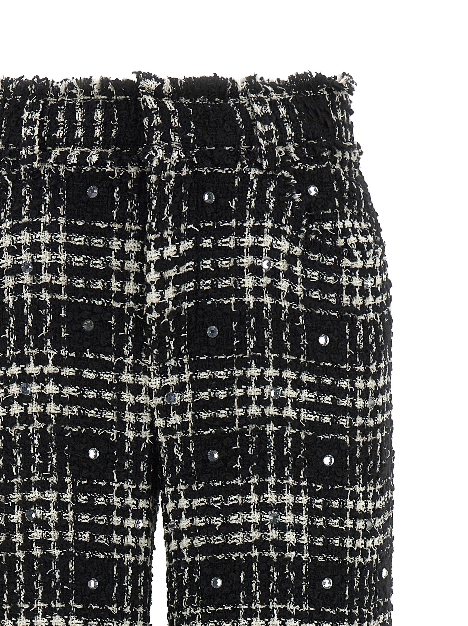 Bicolor Cotton Casual Pants