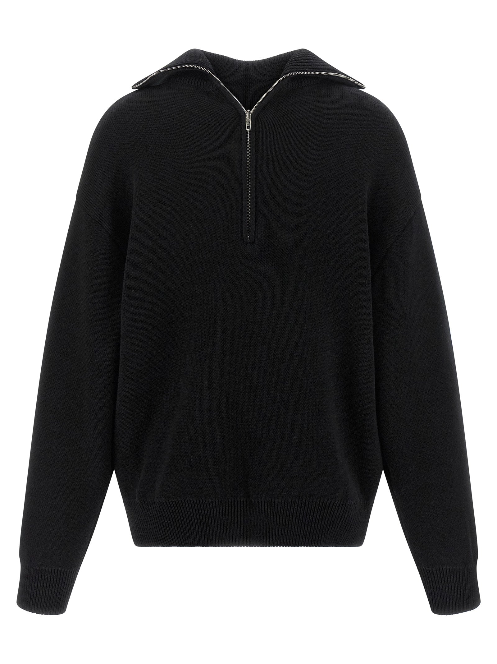 Black Cotton Cardigan