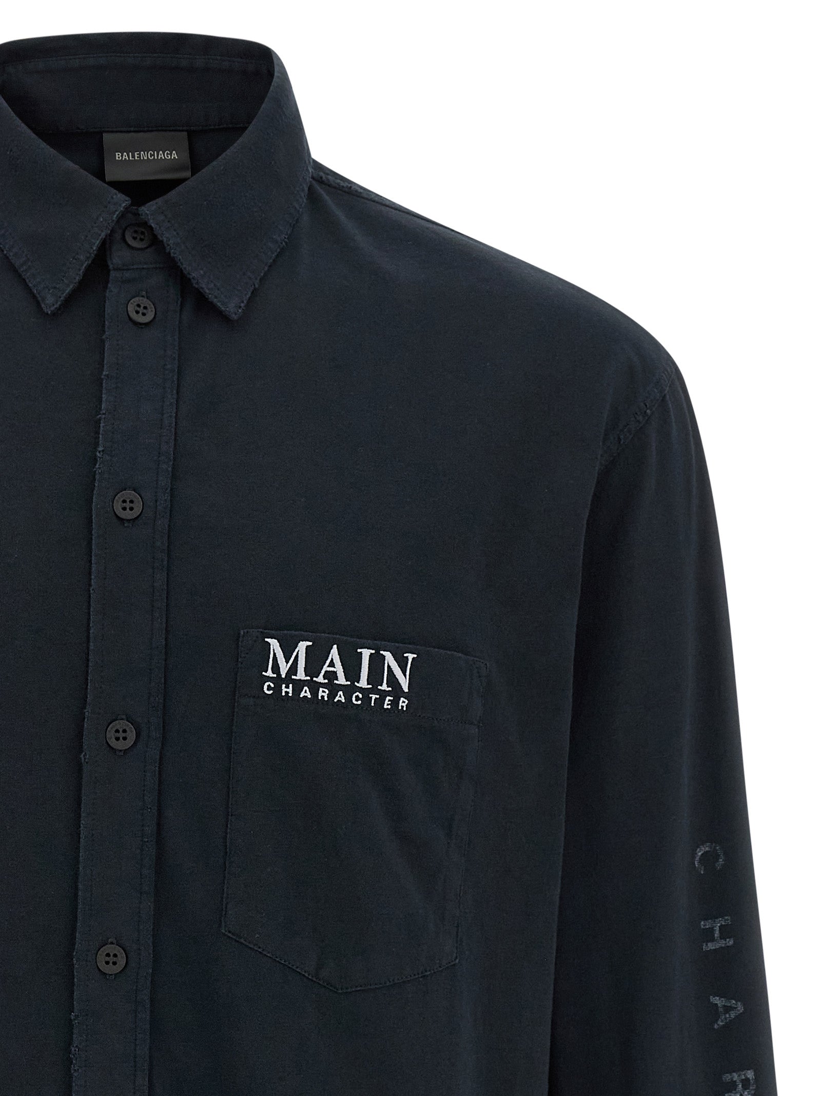 Black Cotton Blouse
