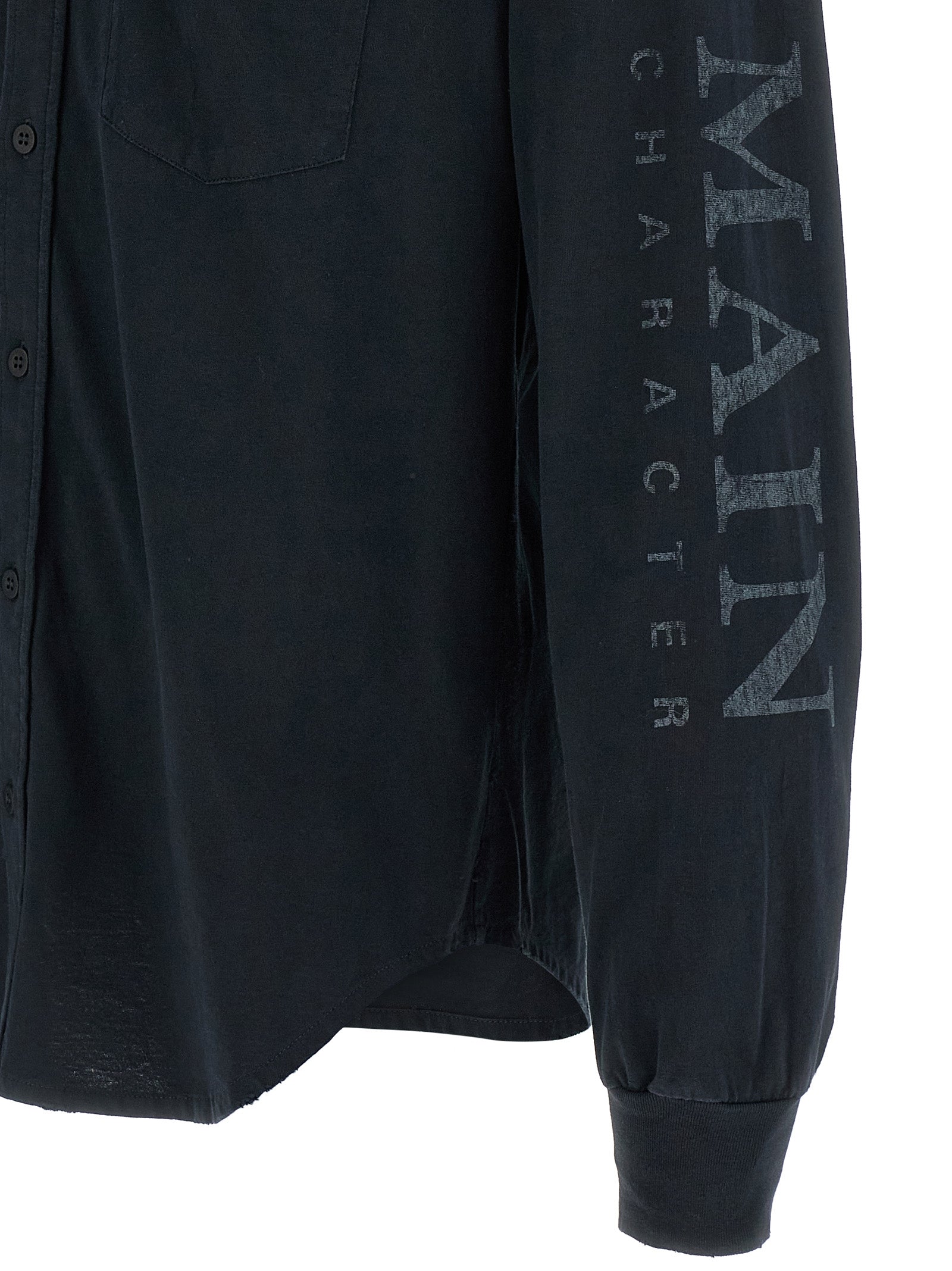 Black Cotton Blouse