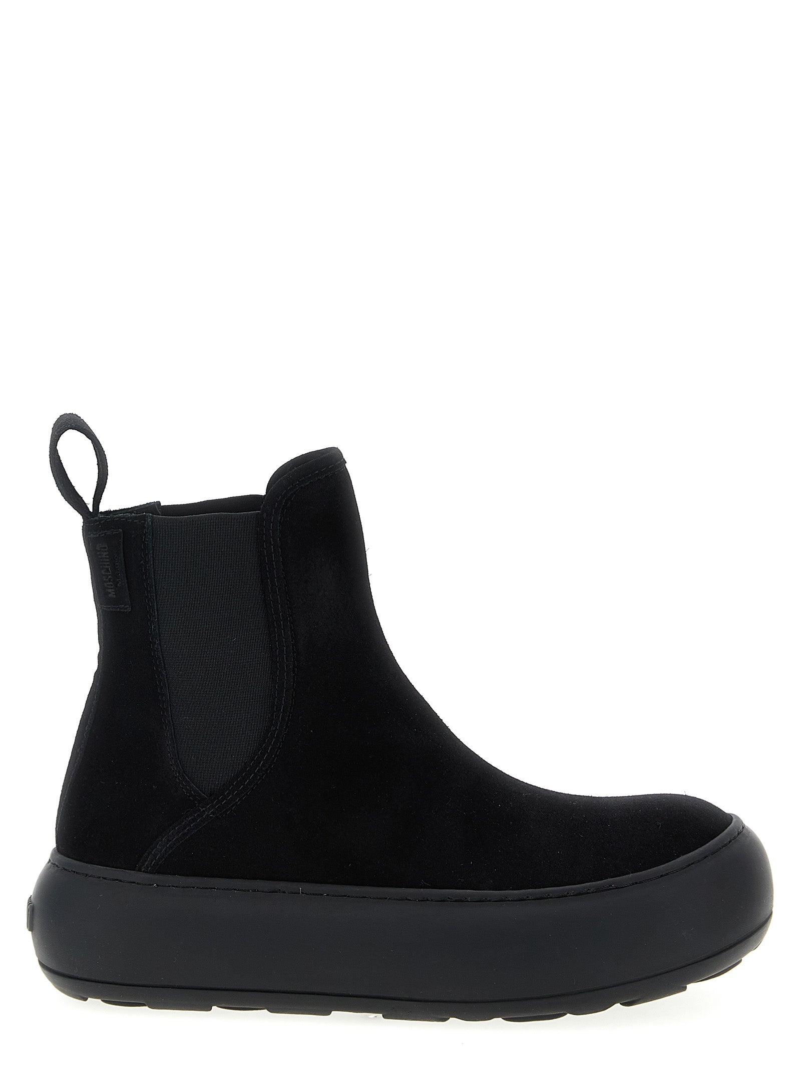 Black Calfskin Chelsea Boots