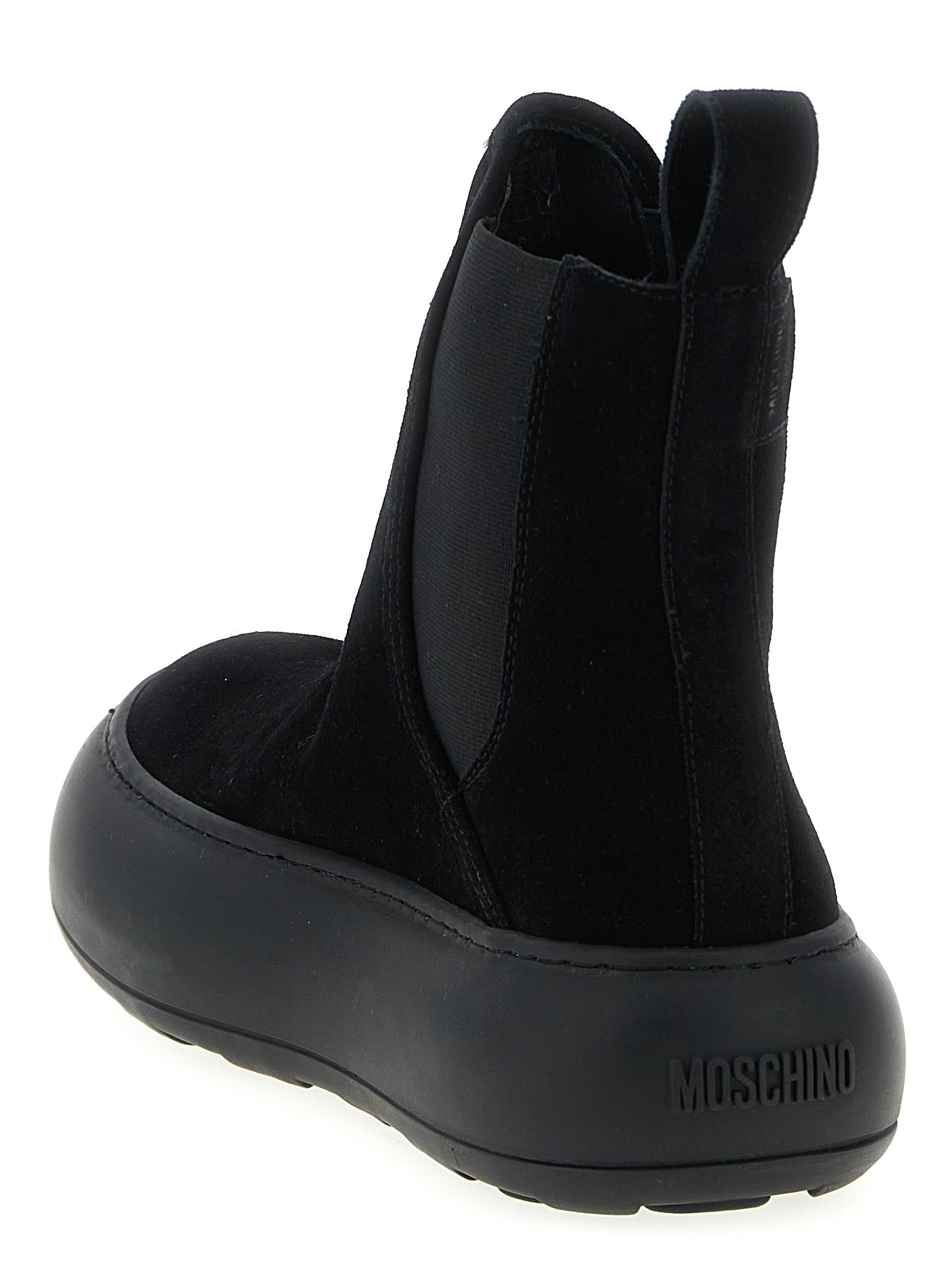 Black Calfskin Chelsea Boots