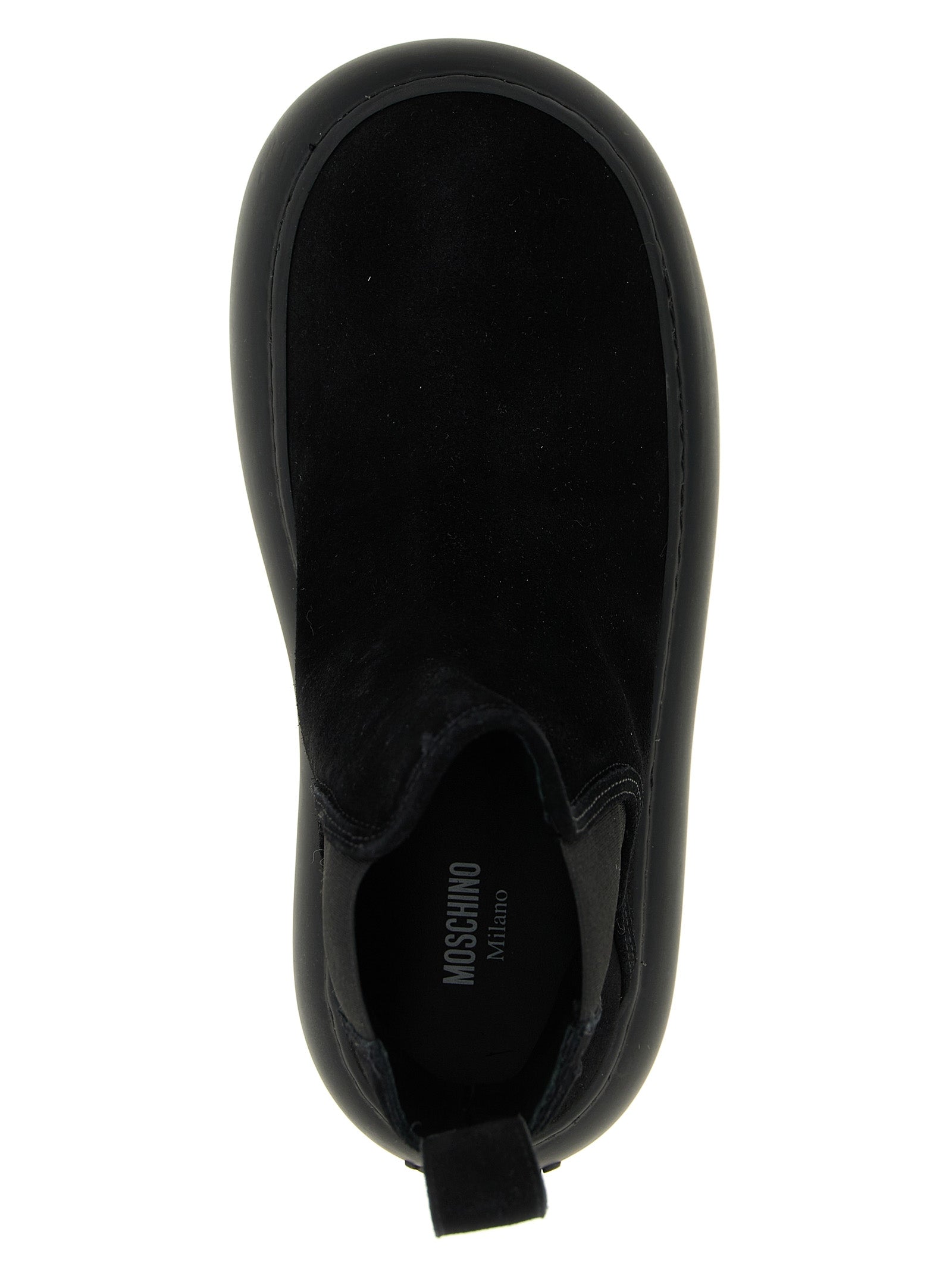 Black Calfskin Chelsea Boots