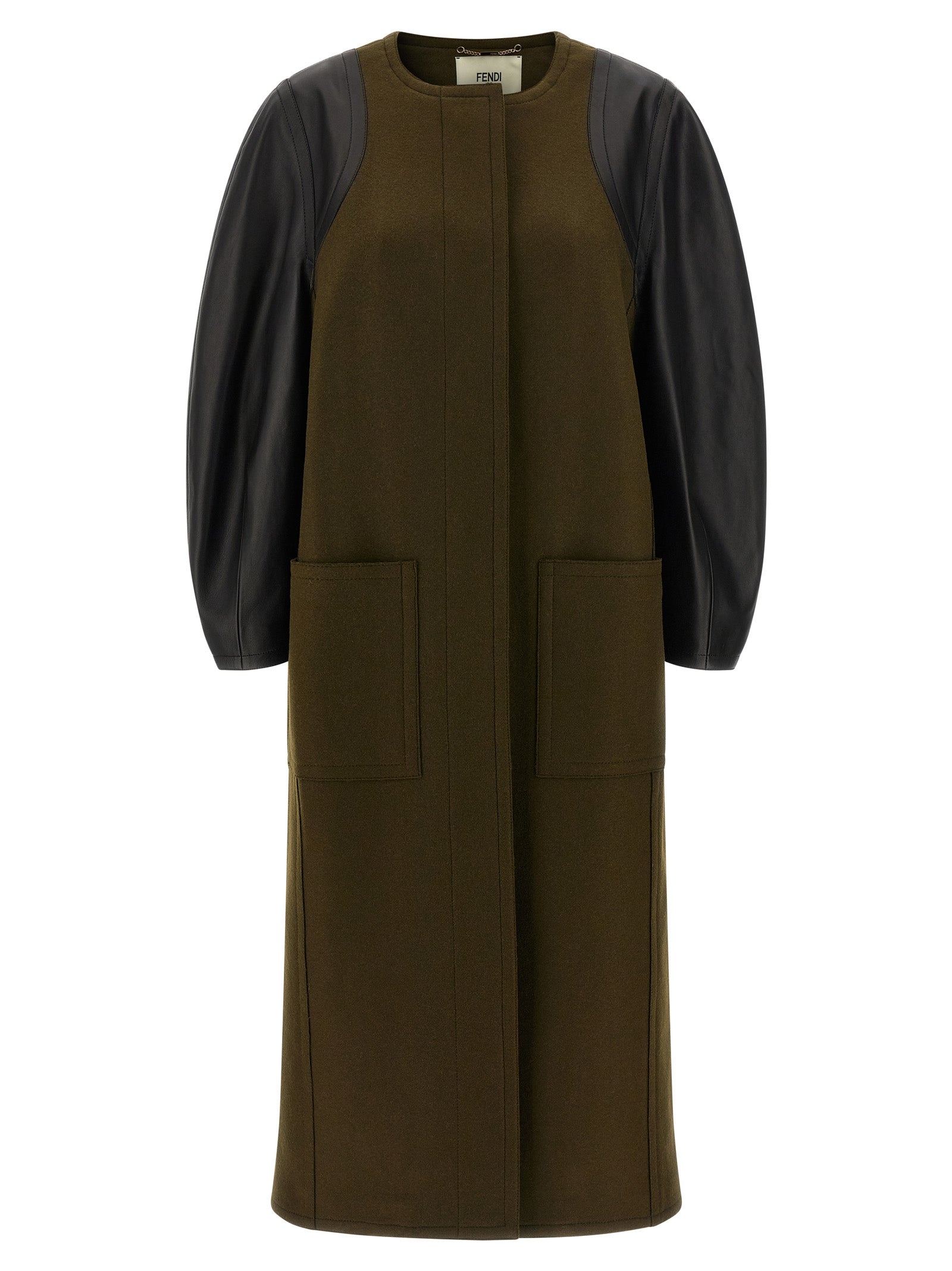 Bicolor Viscose Coat