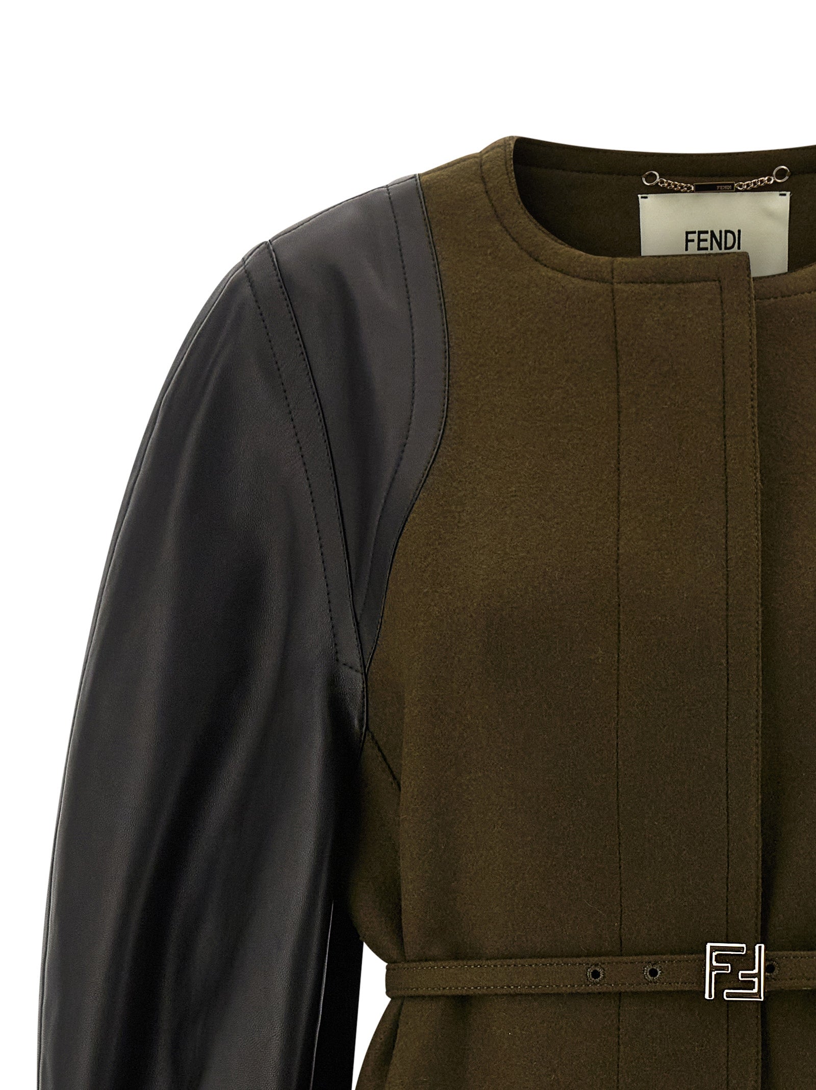 Bicolor Viscose Coat