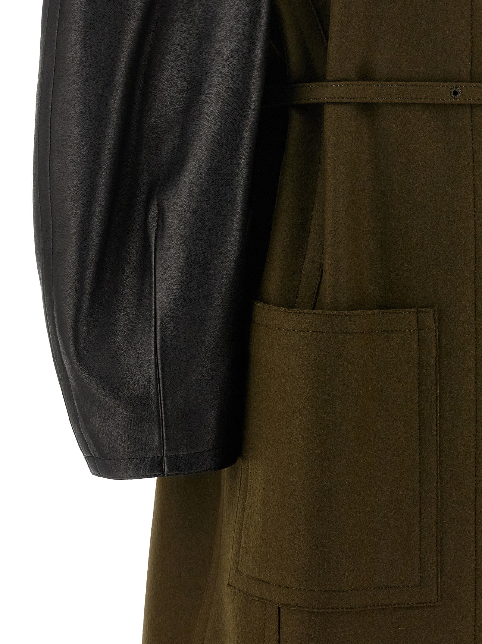 Bicolor Viscose Coat