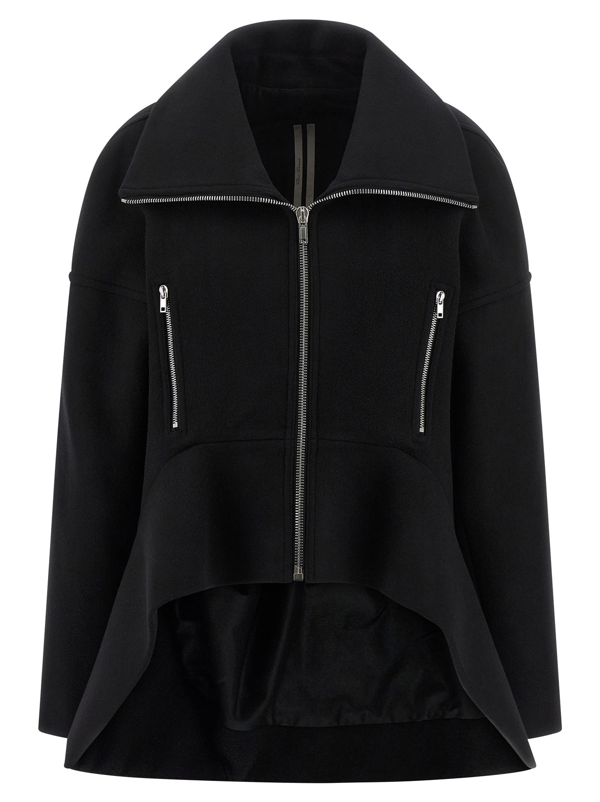 Black Virgin Wool Coat