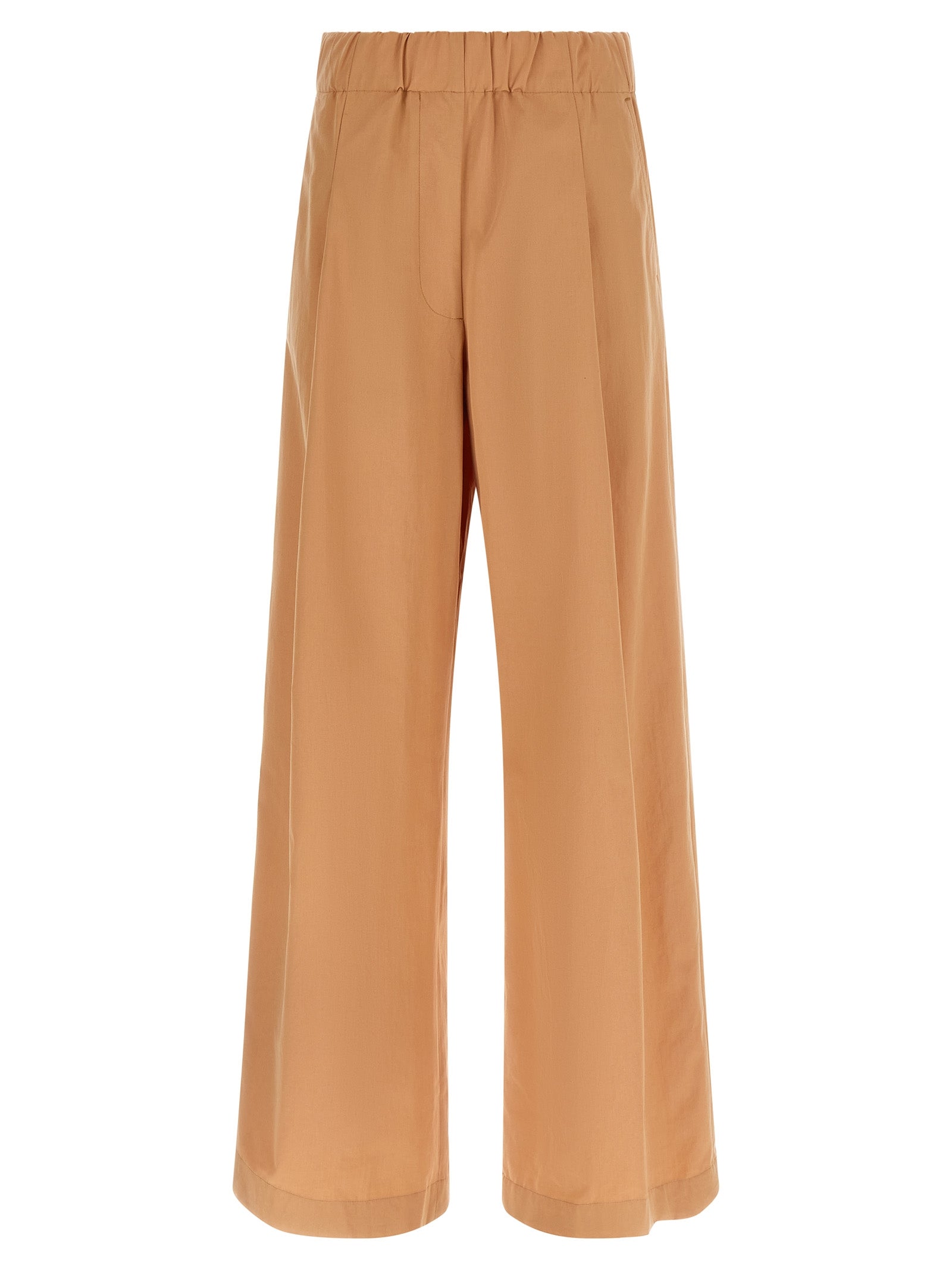 Multicolor Cotton Casual Pants