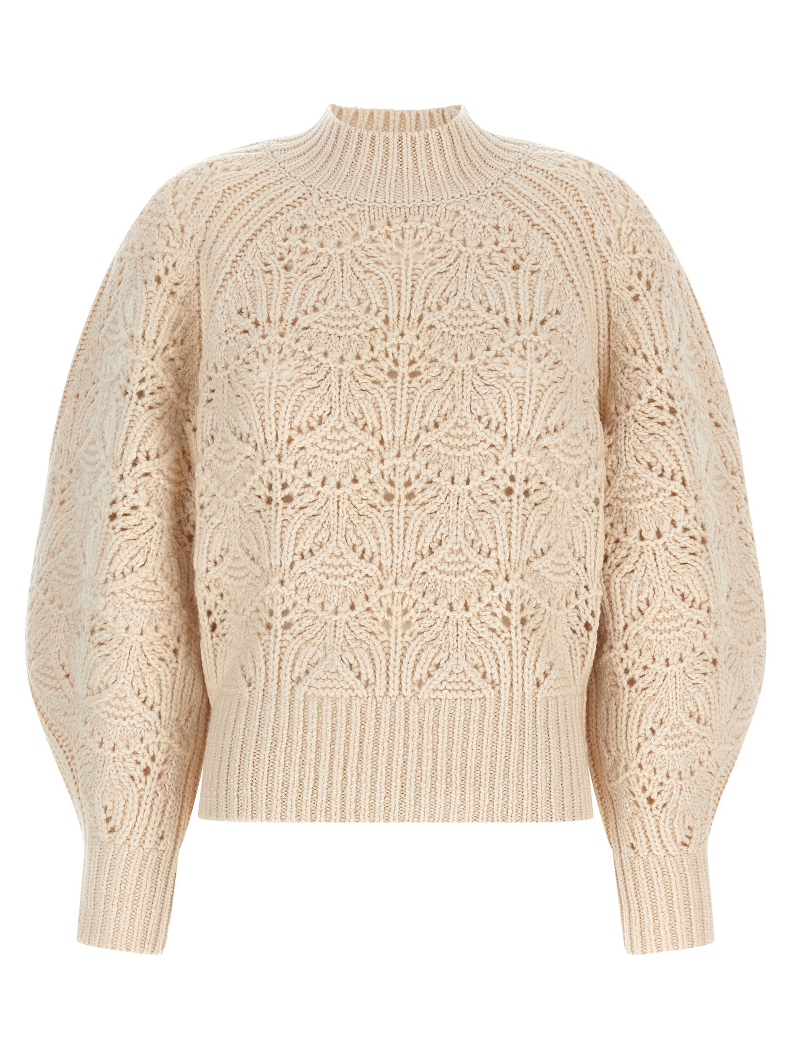 Beige Wool Cardigan
