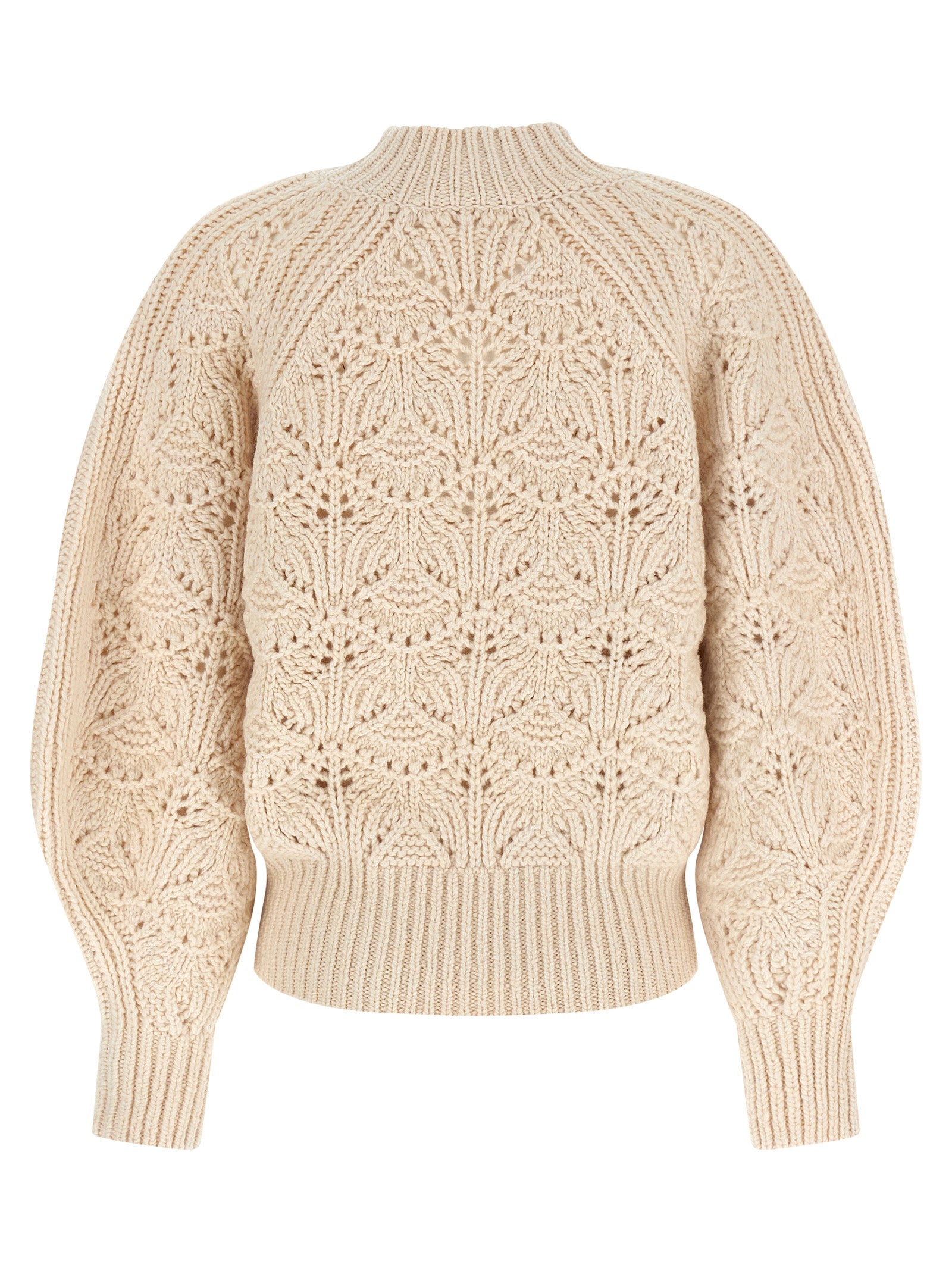 Beige Wool Cardigan