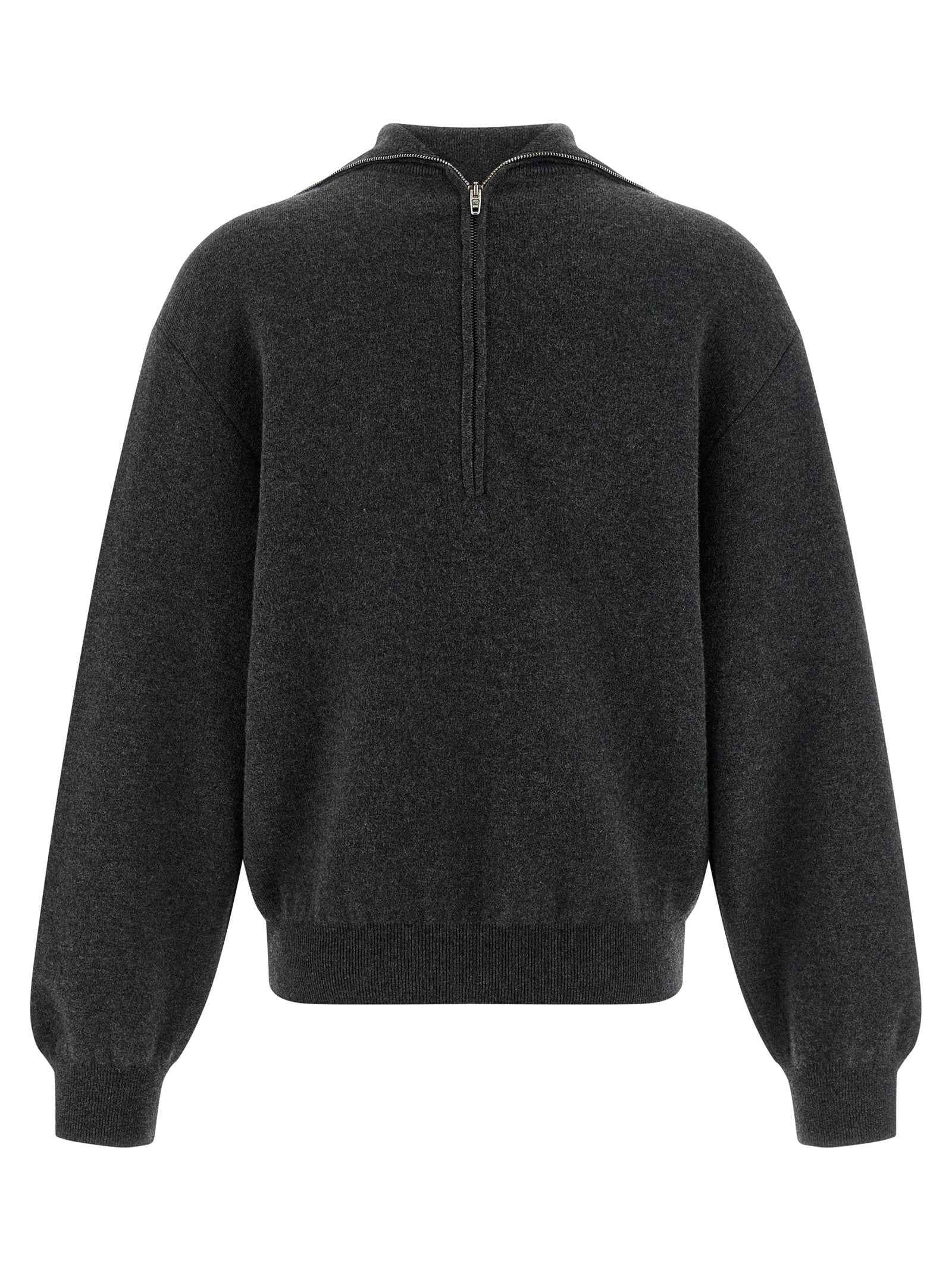 Gray Wool Cardigan
