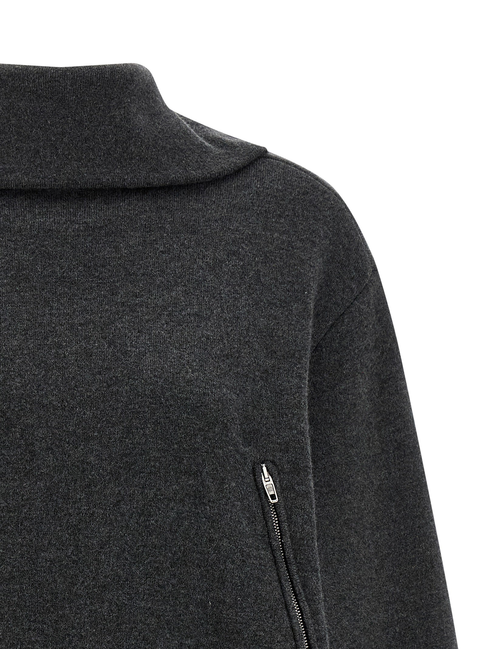 Gray Wool Cardigan