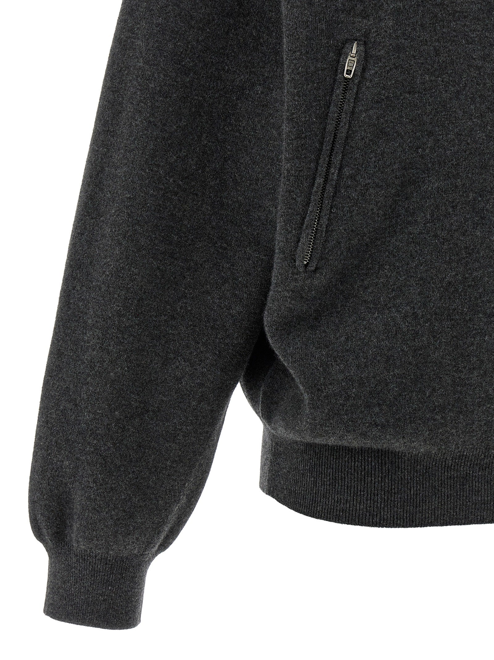 Gray Wool Cardigan