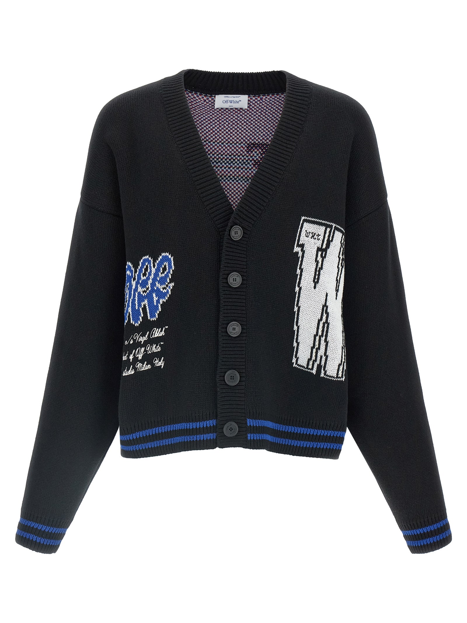 Black Cotton Cardigan