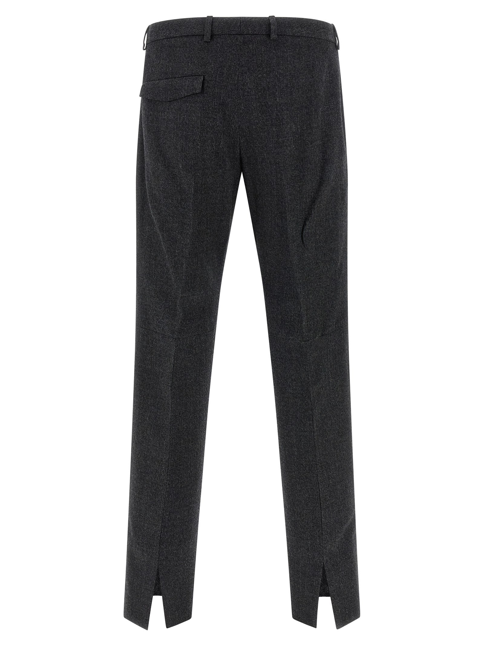 Gray Wool Dress Pants