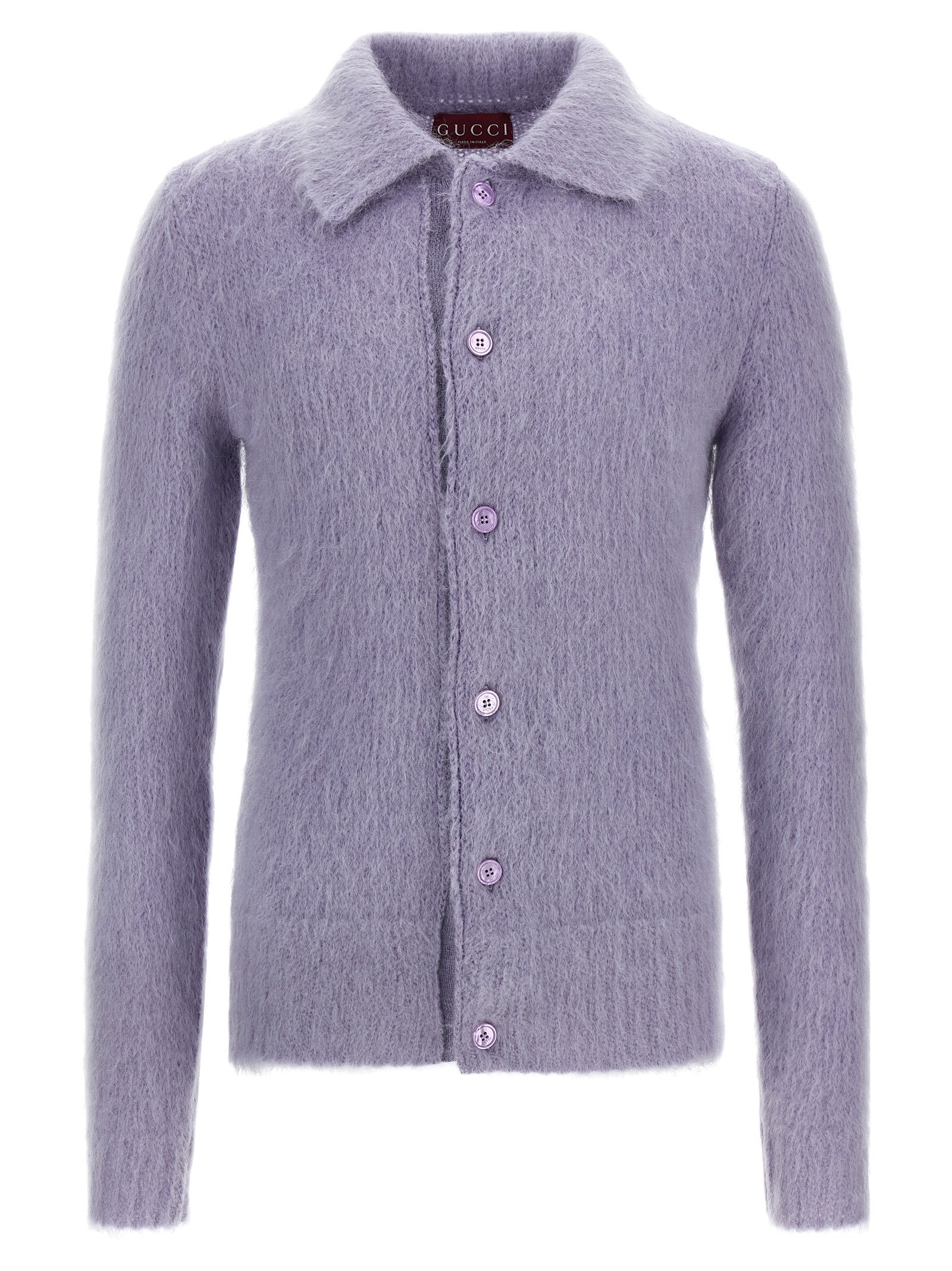 Purple Wool Cardigan